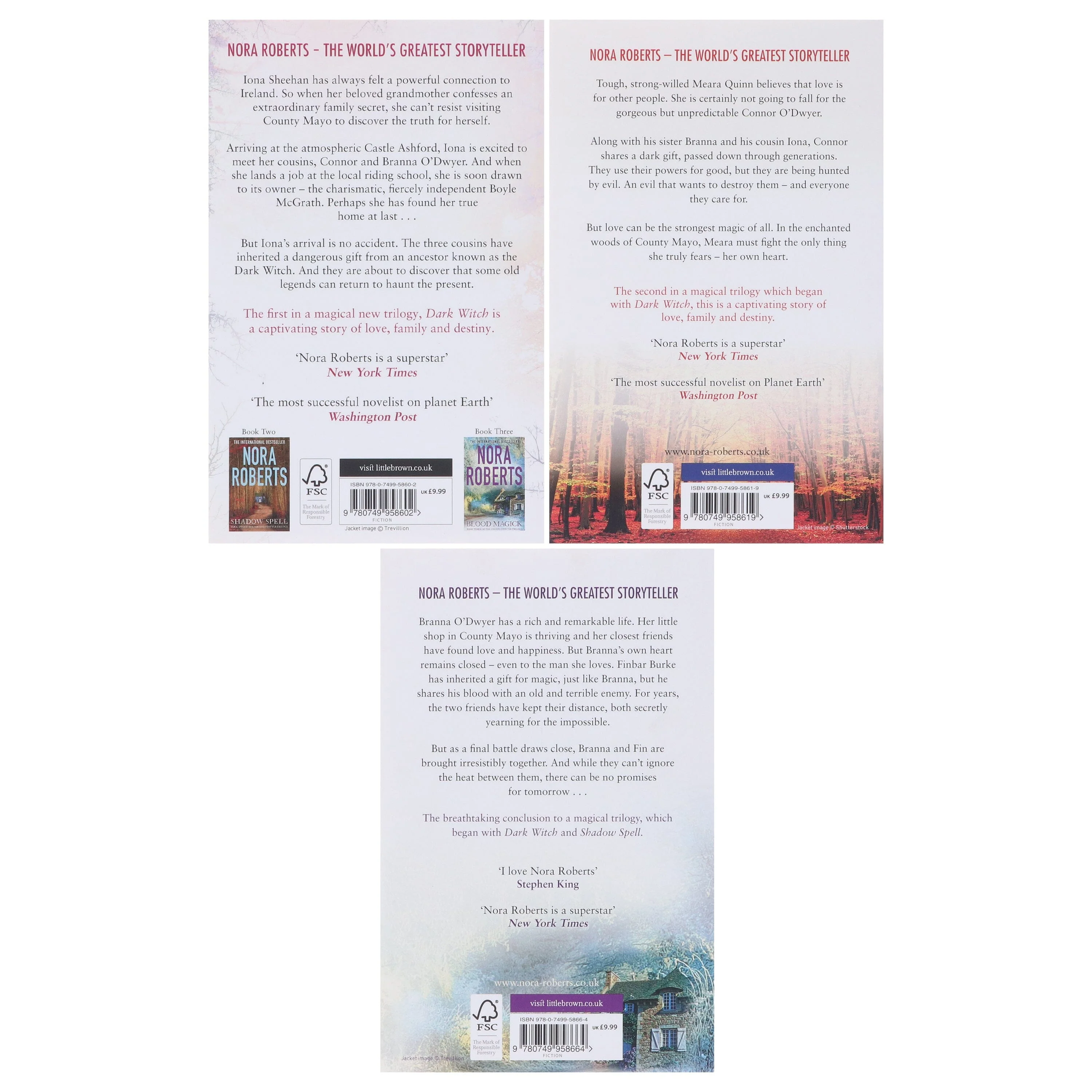 The Cousins O'Dwyer Trilogy by Nora Roberts 3 Book Collection Set - Fiction - Paperback - Image 3