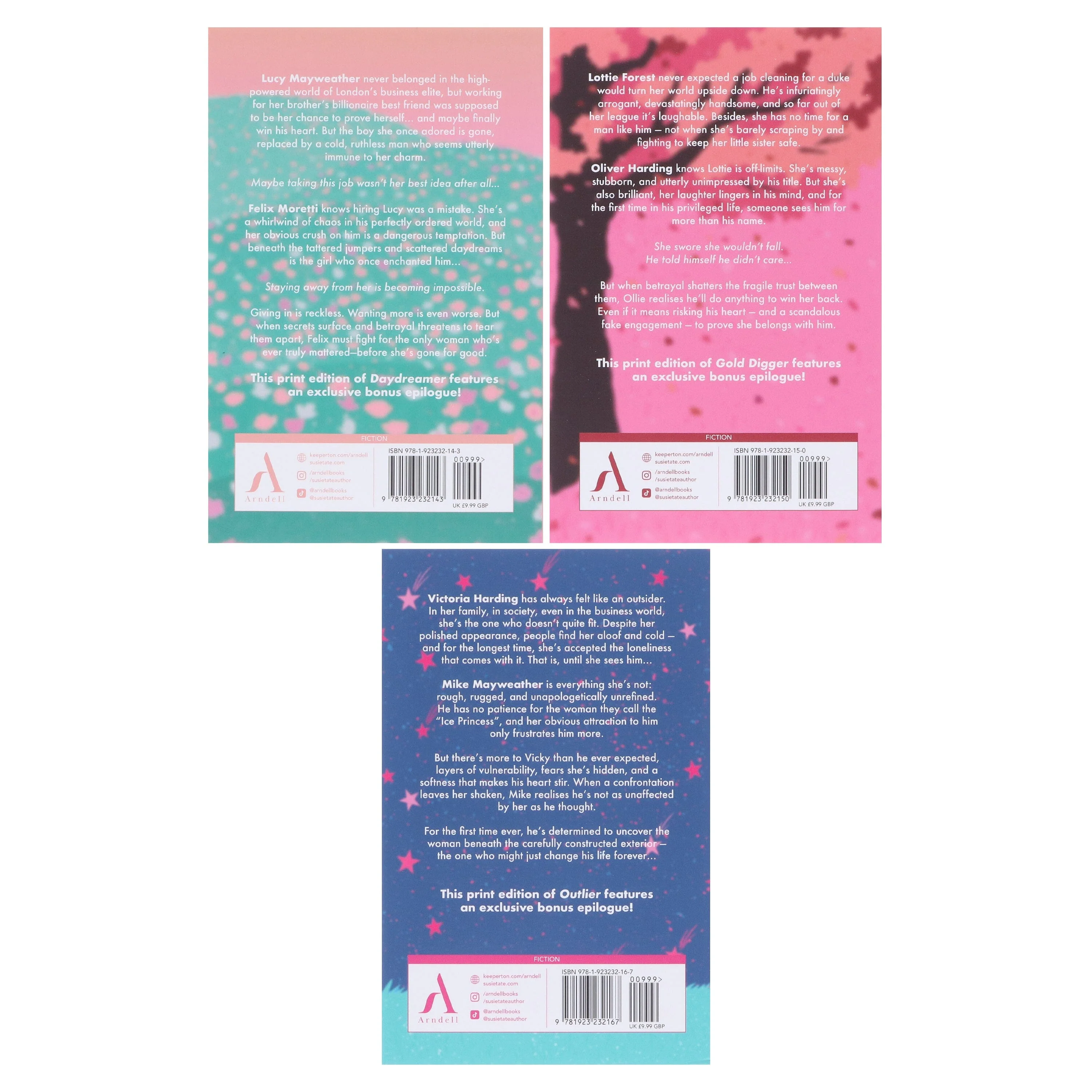 The Daydreamer Series by Susie Tate 3 Books Collection Set - Fiction - Paperback - Image 3