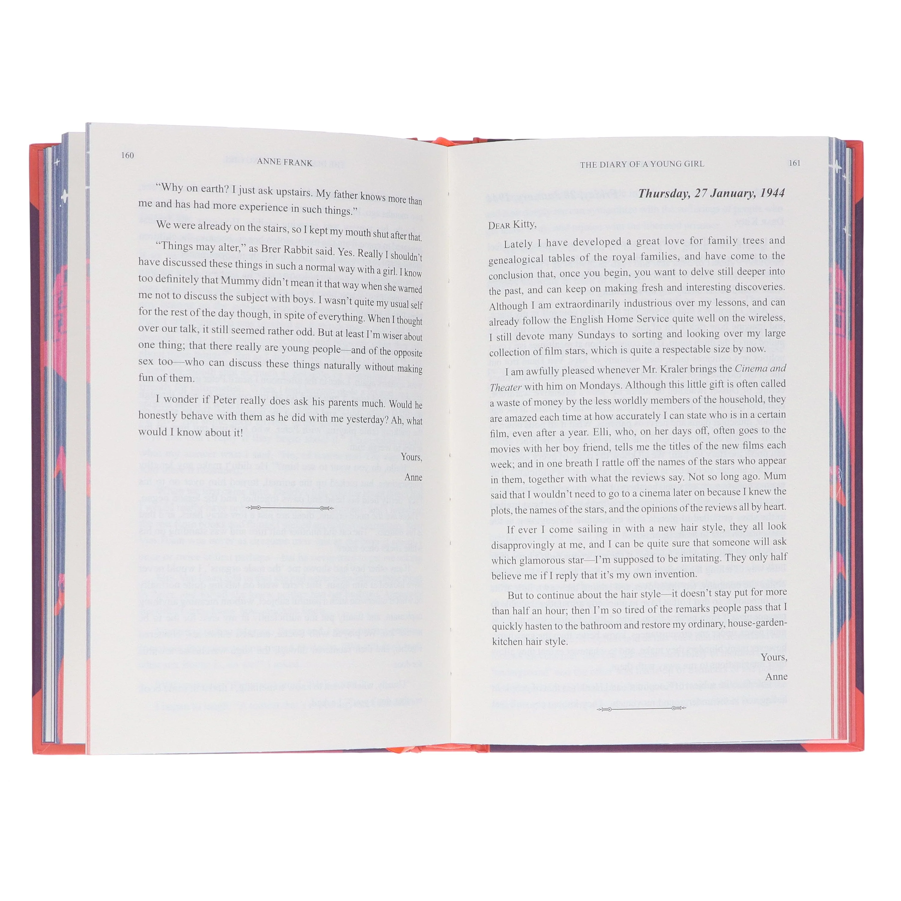 Diary Of A Young Girl Book by Anne Frank: A Heartfelt Journey of Courage and Resilience With Sprayed Edges - Non Fiction - Hardback - Image 7