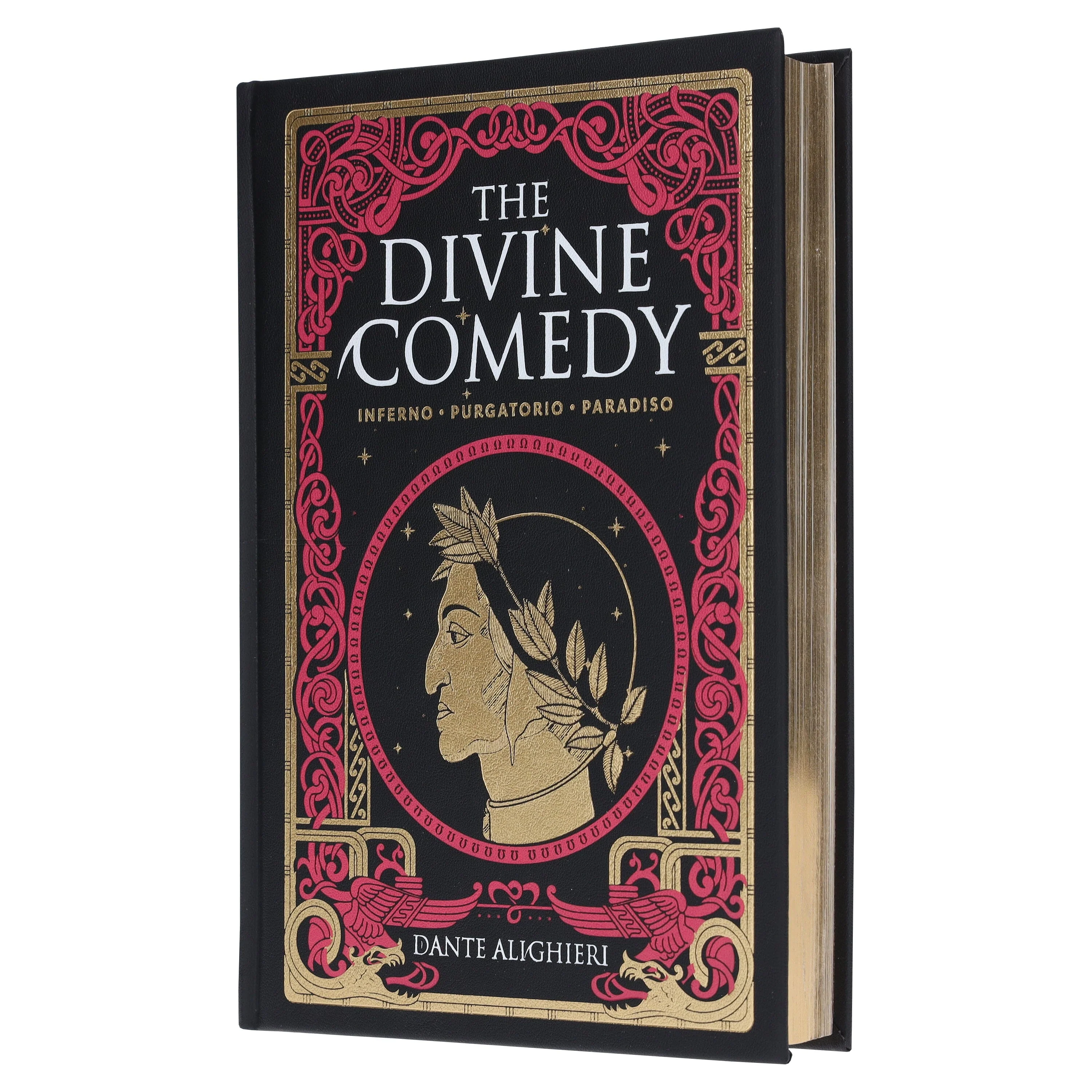 The Divine Comedy - Inferno, Purgatorio, Paradiso by Dante Alighieri - Fiction - Hardcover (Leather-Bound) - Image 4