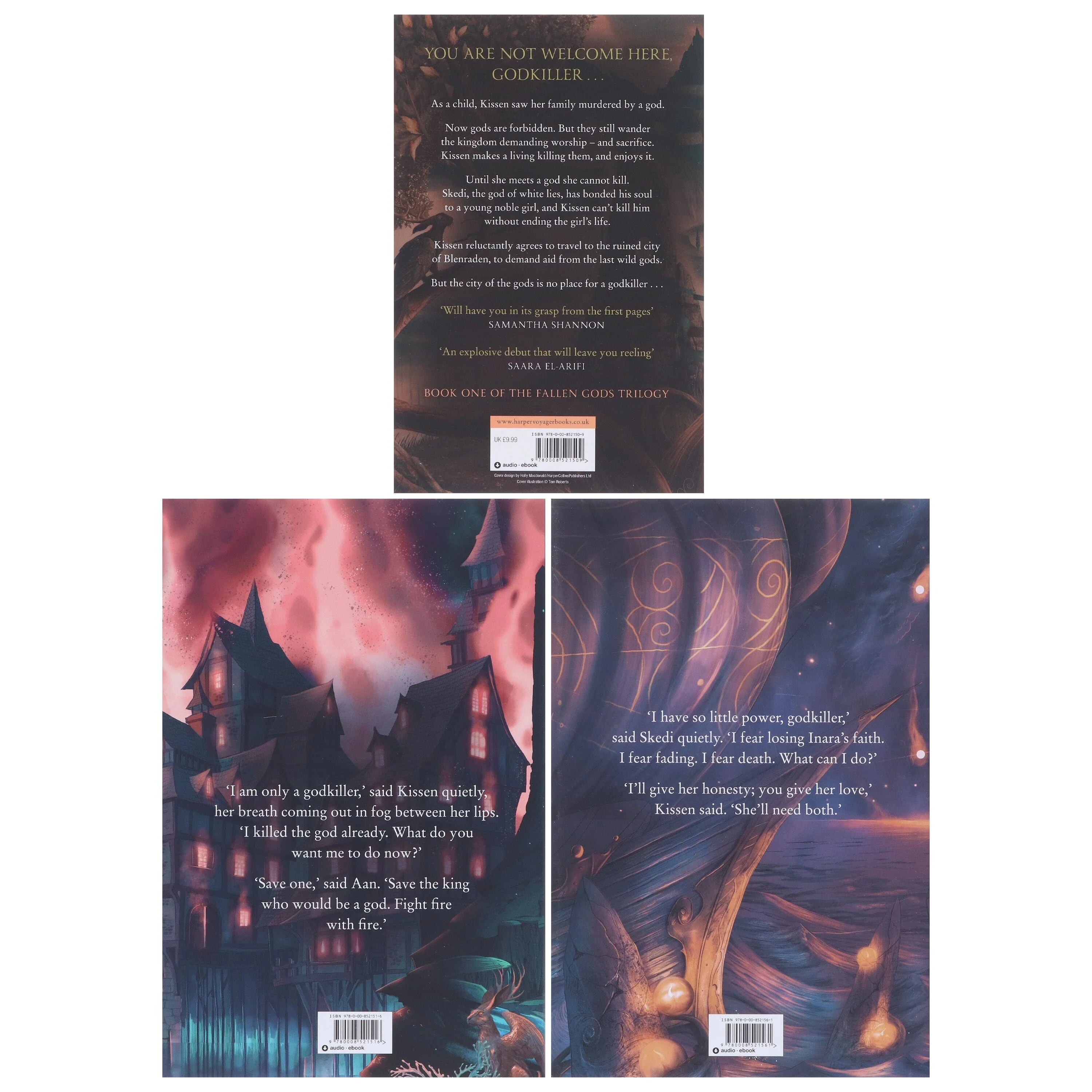 The Fallen Gods Trilogy by Hannah Kaner 3 Books Collection Set - Fiction - Paperback/Hardback - Image 3