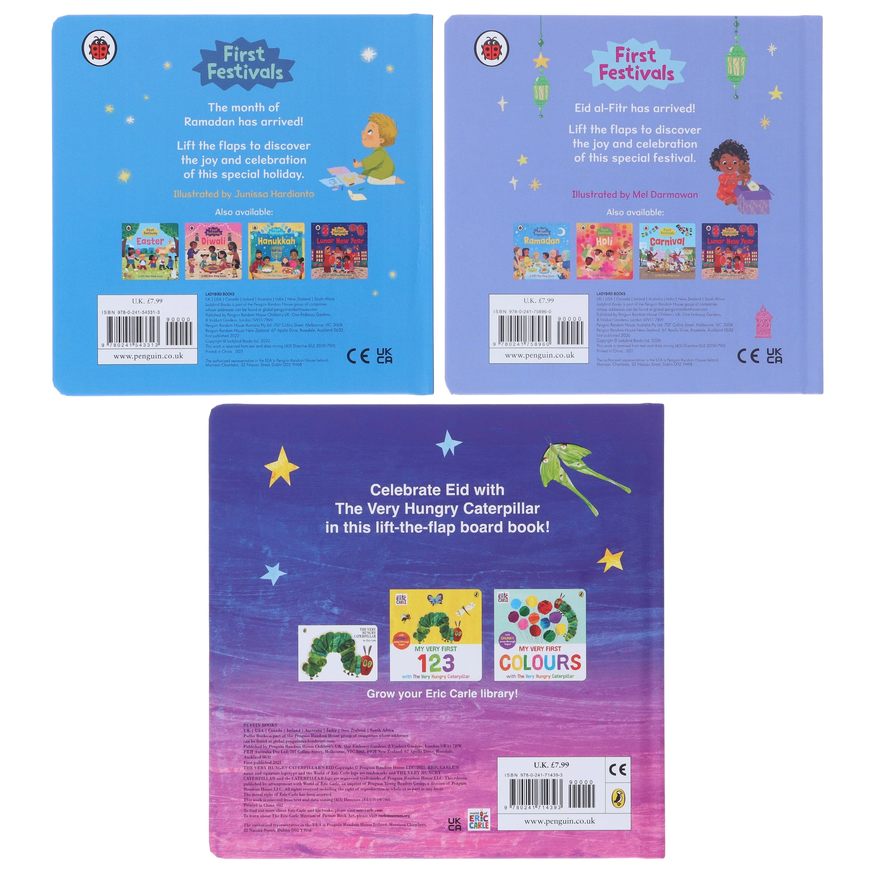 The First Festivals Series 3 Books Collection Set (A Lift-the-flap Book) - Ages 2-5 - Board Book - Image 2