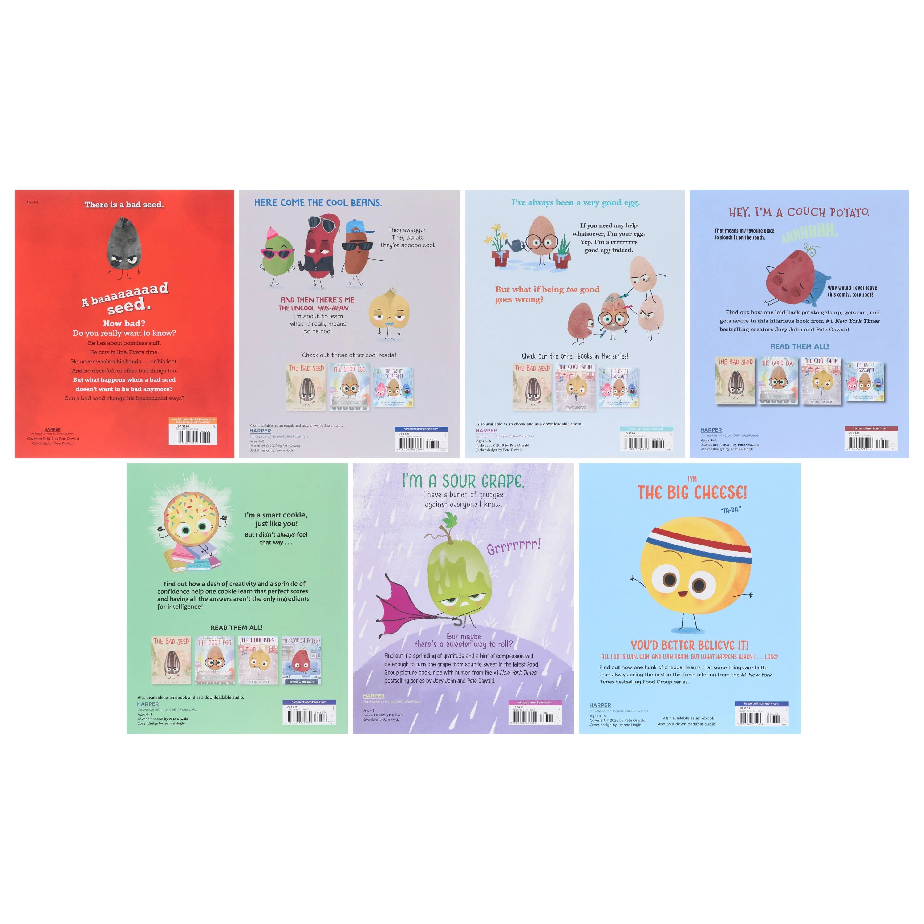 The Food Group Series By Jory John Illustrated 7 Picture Books Collection Set - Ages 4-8 - Paperback - Image 2