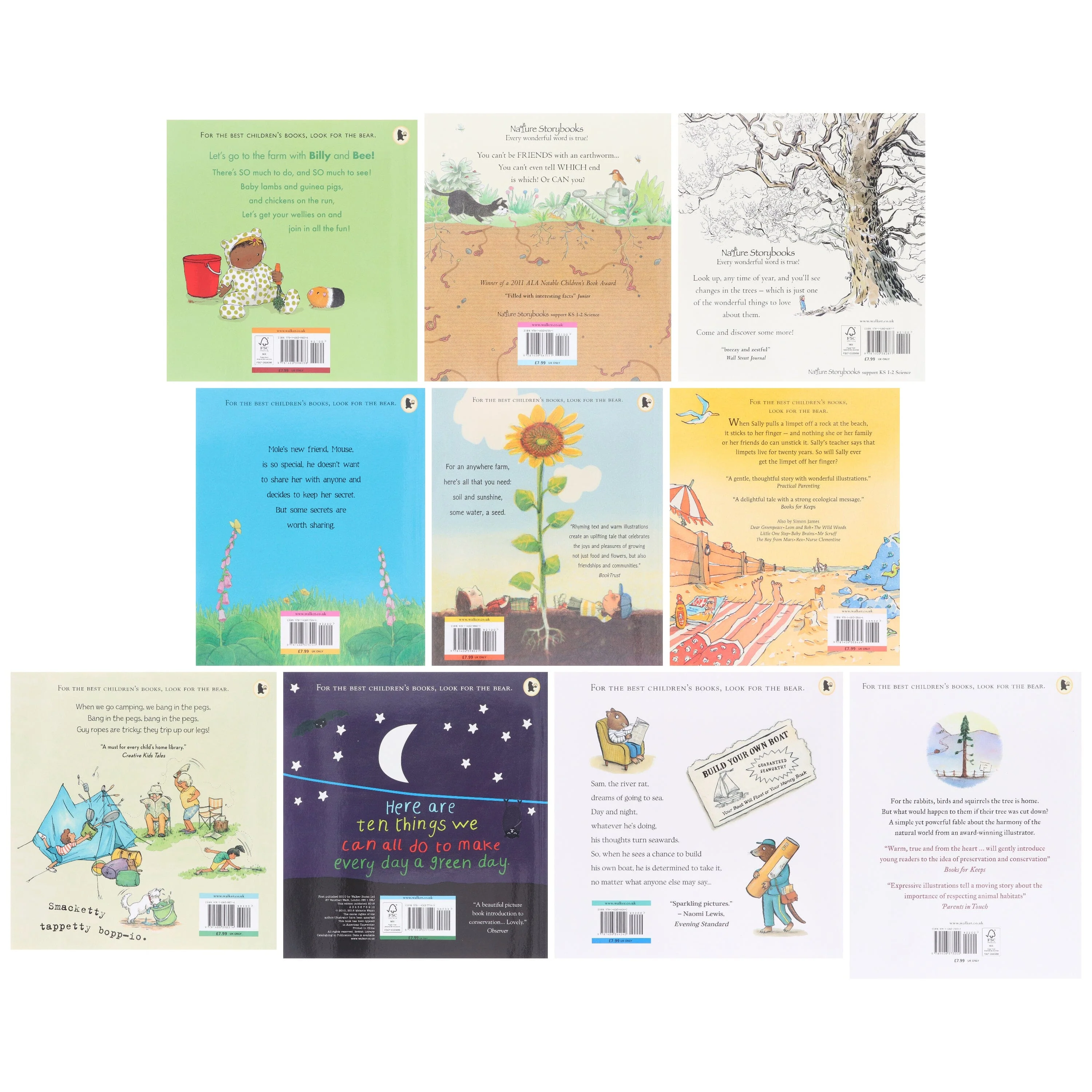 The Great Outdoors: 10 Wild and Wonderful Picture Books Collection Set - Ages 2-7 - Paperback - Image 3