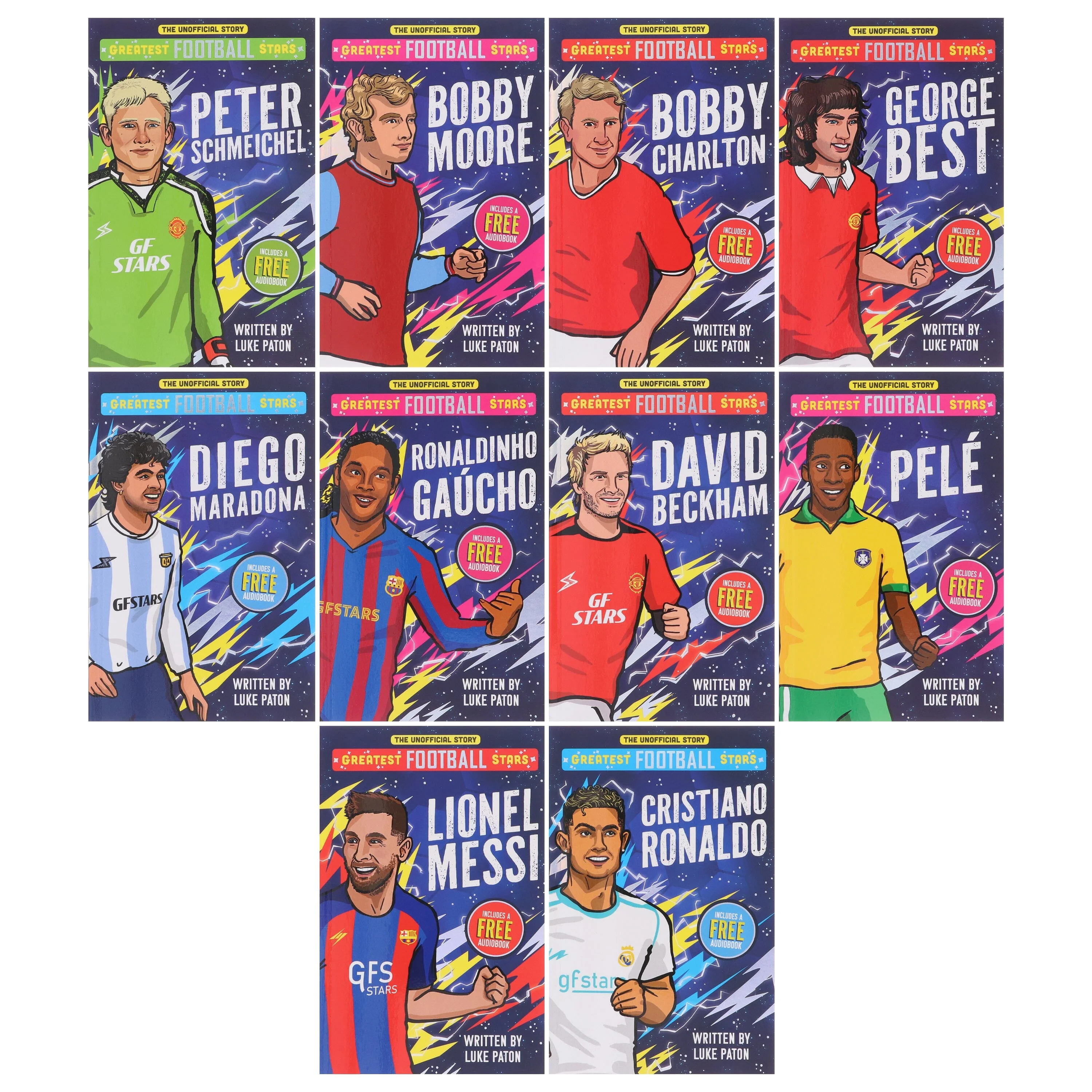 The Greatest Football Stars by Luke Paton 10 Books Collection Box Set - Ages 7+ - Paperback - Image 2