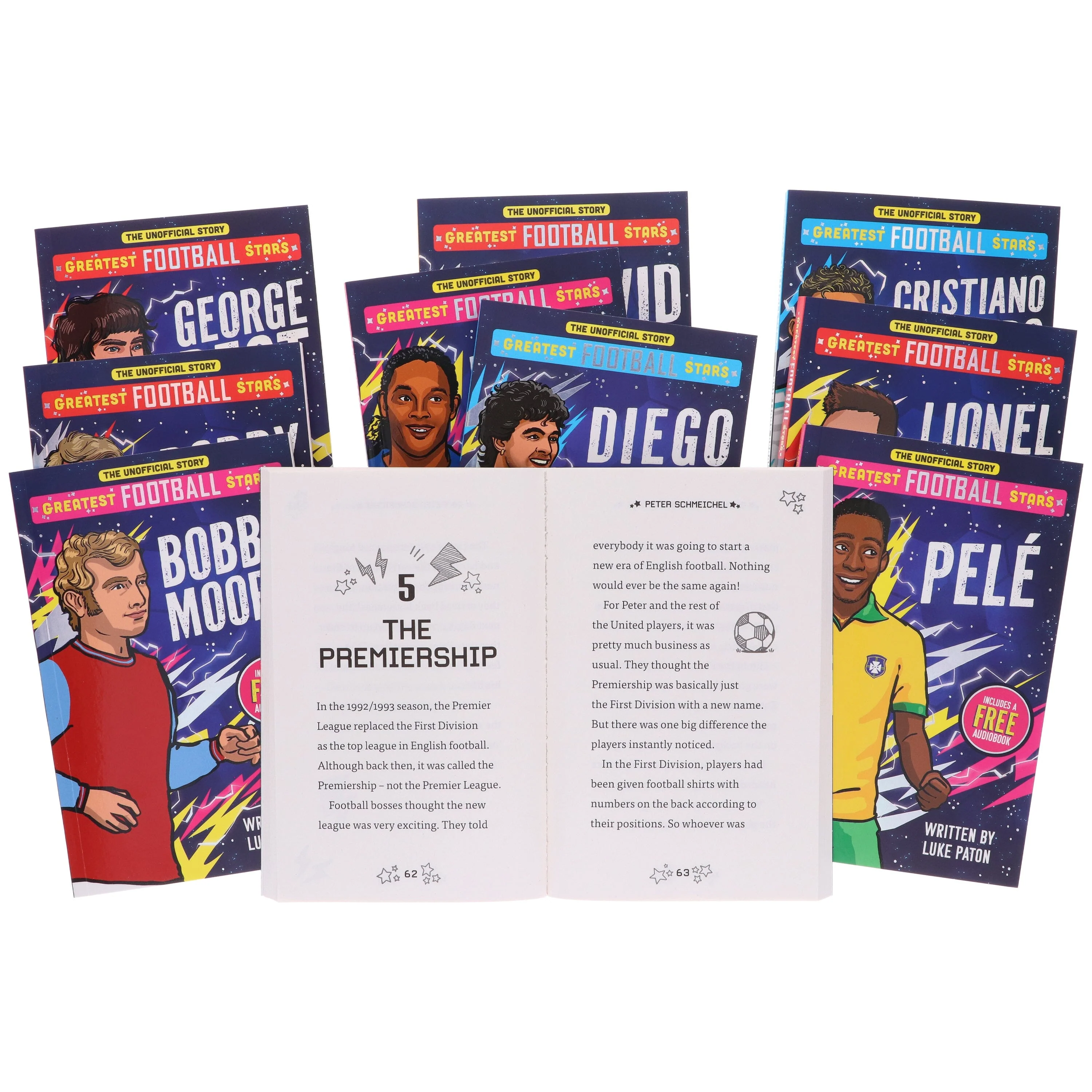 The Greatest Football Stars by Luke Paton 10 Books Collection Box Set - Ages 7+ - Paperback - Image 7