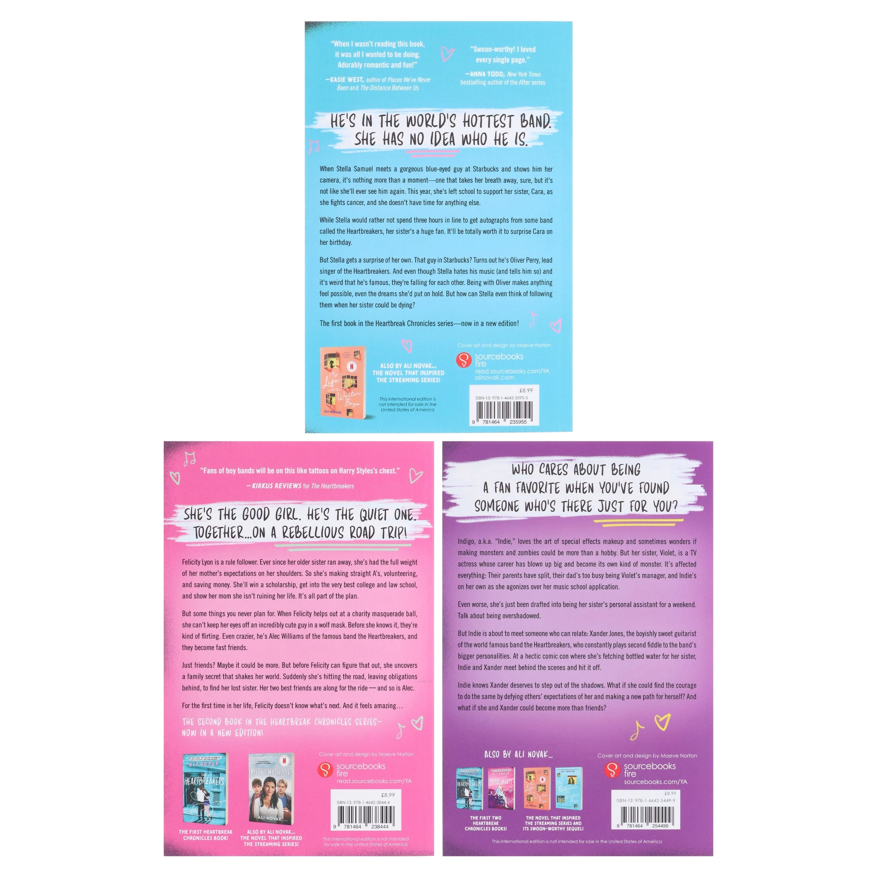 The Heartbreak Chronicles by Ali Novak 3 Books Collection Set - Ages 14+ - Paperback - Image 3