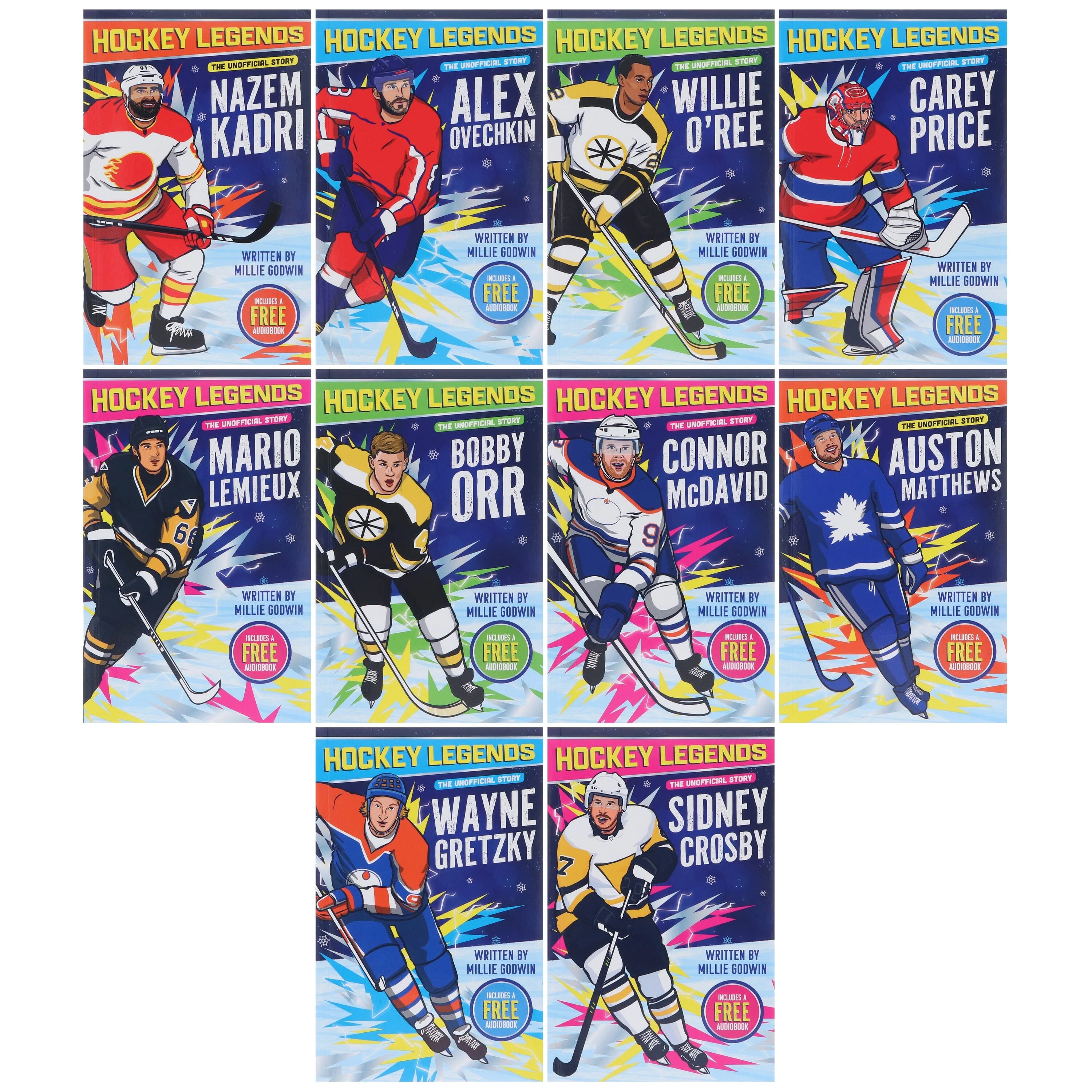 The Hockey Legends by Millie Godwin 10 Books Collection Box Set - Ages 7-9 - Paperback - Image 2