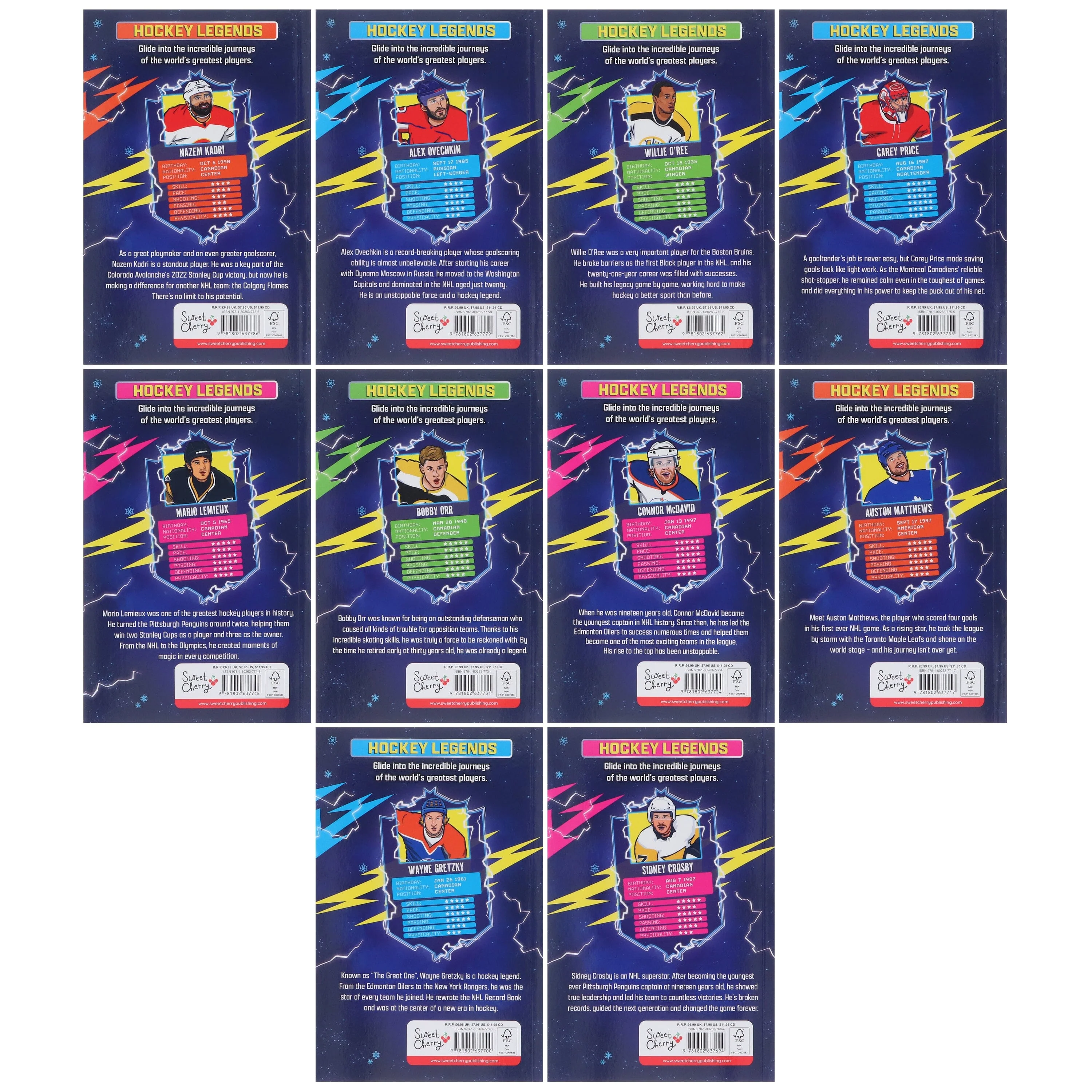 The Hockey Legends by Millie Godwin 10 Books Collection Box Set - Ages 7-9 - Paperback - Image 3