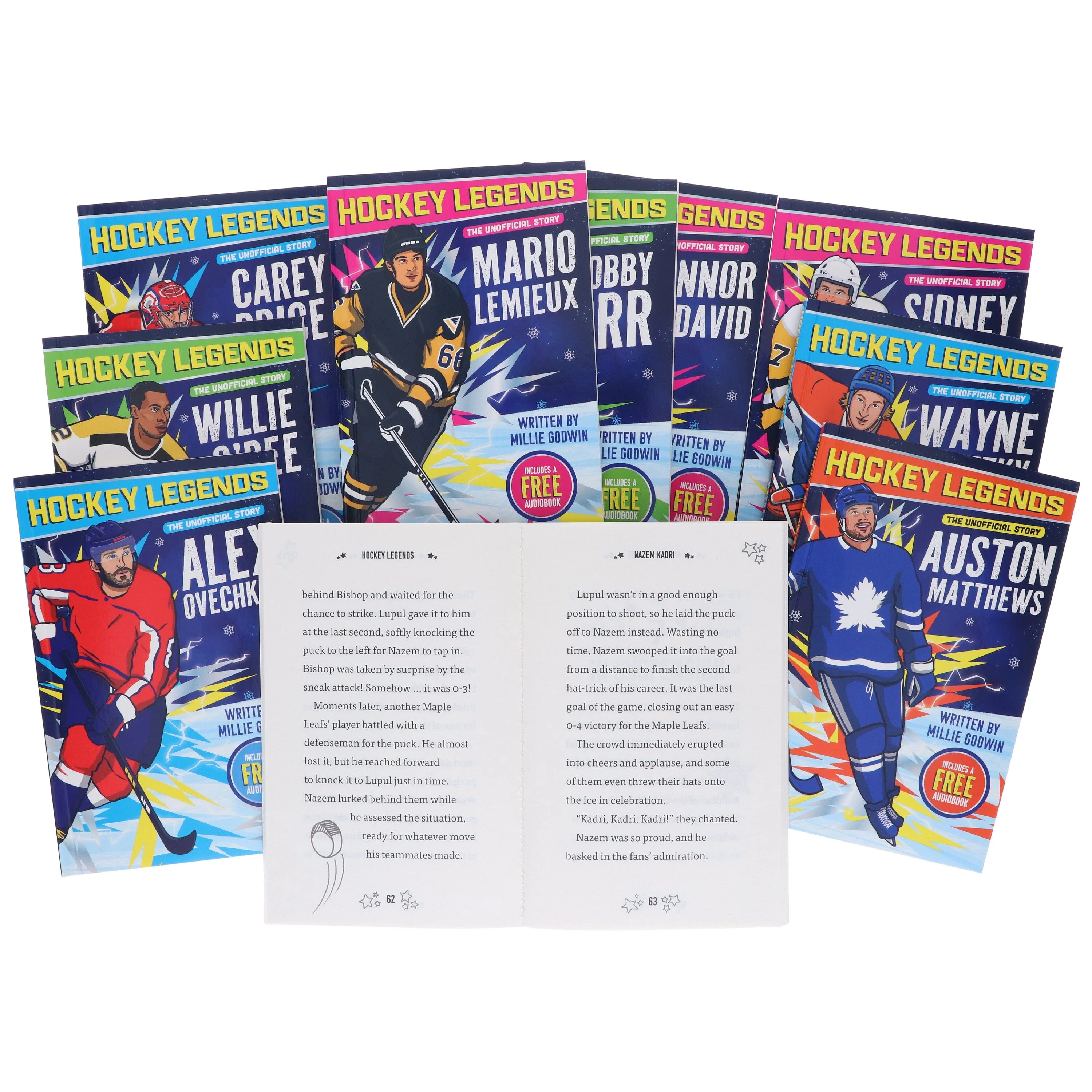 The Hockey Legends by Millie Godwin 10 Books Collection Box Set - Ages 7-9 - Paperback - Image 7