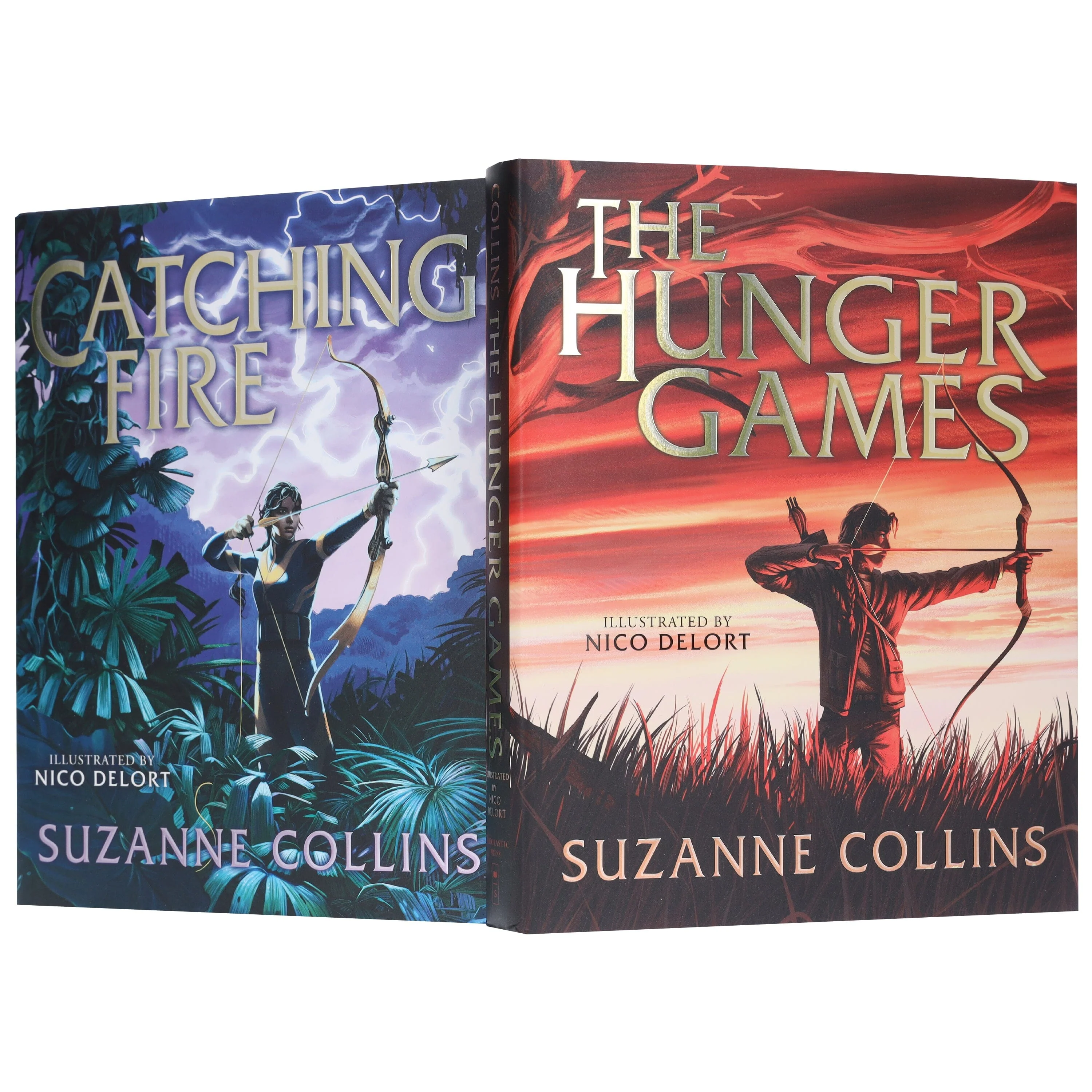 The Hunger Games (Illustrated Edition) by Suzanne Collins 2 Books Collection Set - Ages 12+ - Hardback - Image 4
