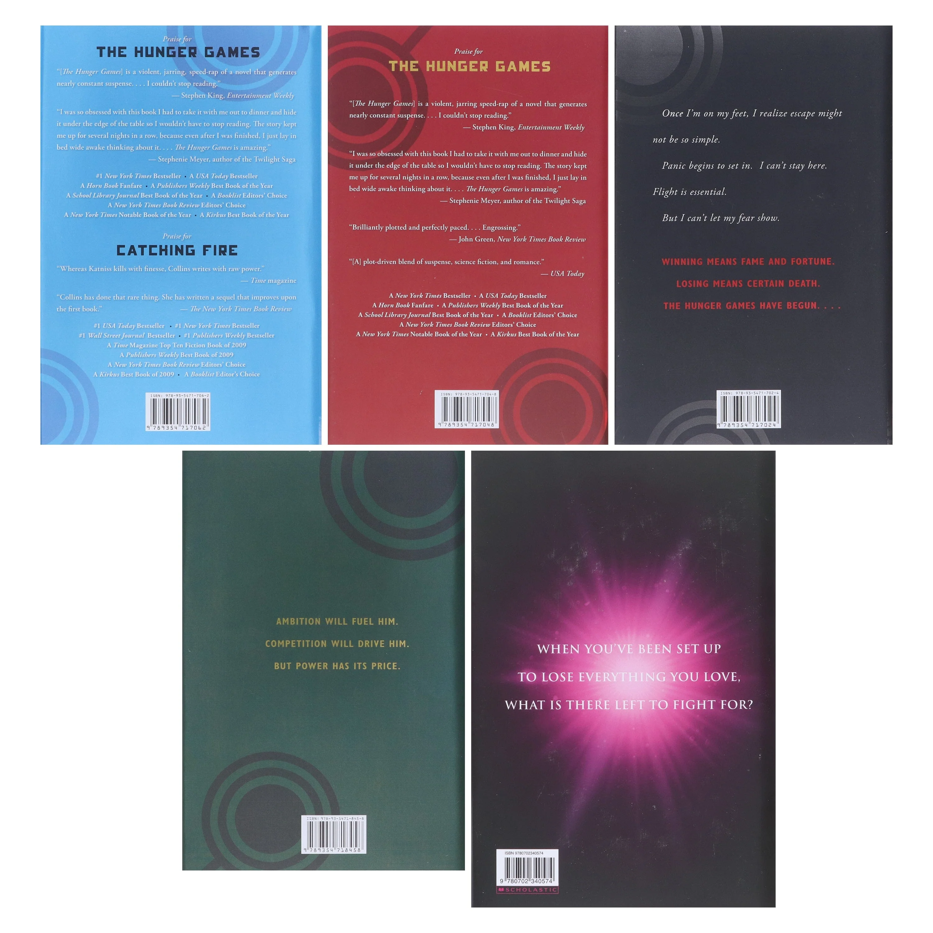 The Hunger Games Series By Suzanne Collins 5 Books Collection Set - Ages 11+ - Hardback - Image 3