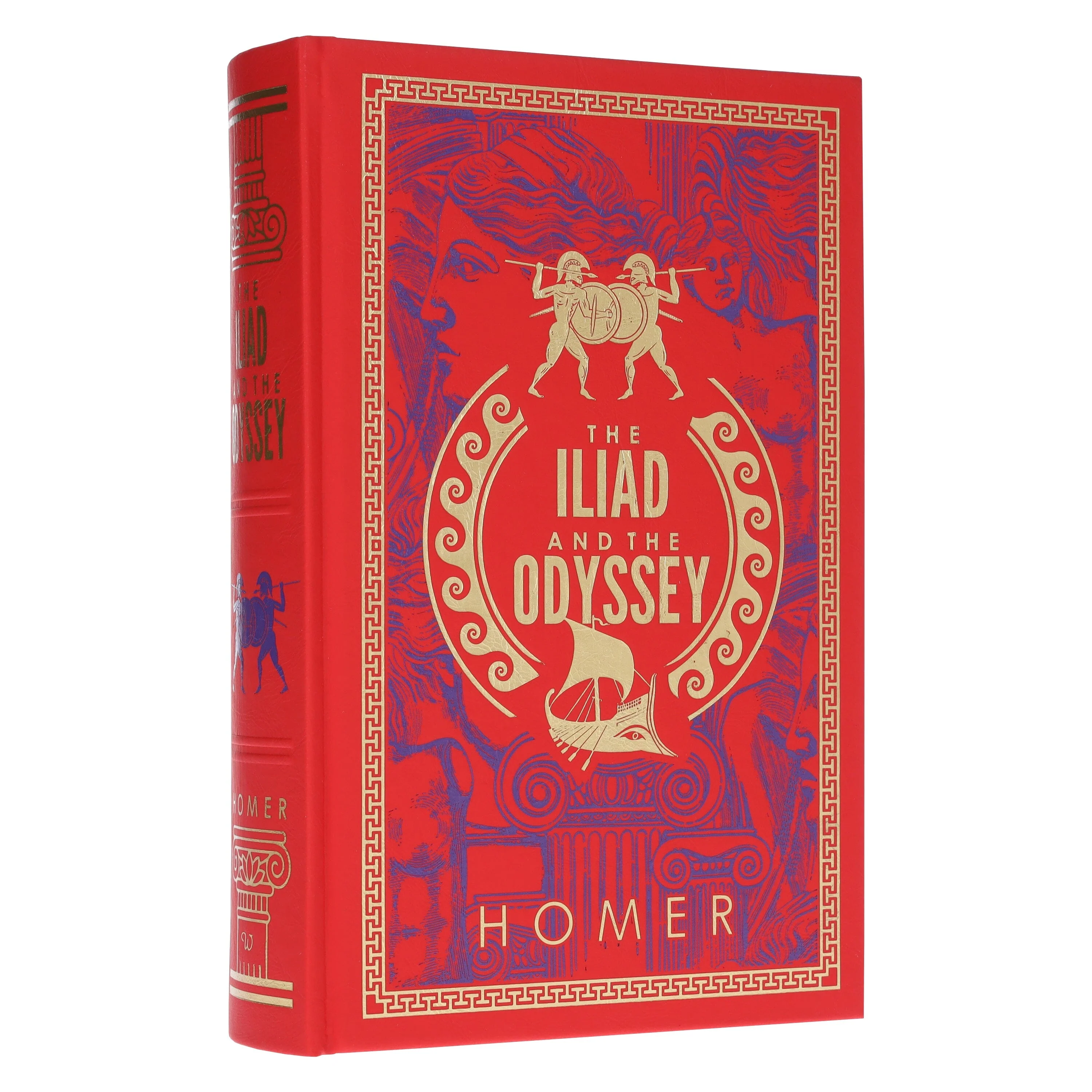 The Iliad and The Odyssey (Leather-bound) by Homer - Fiction - Paperback - Image 4