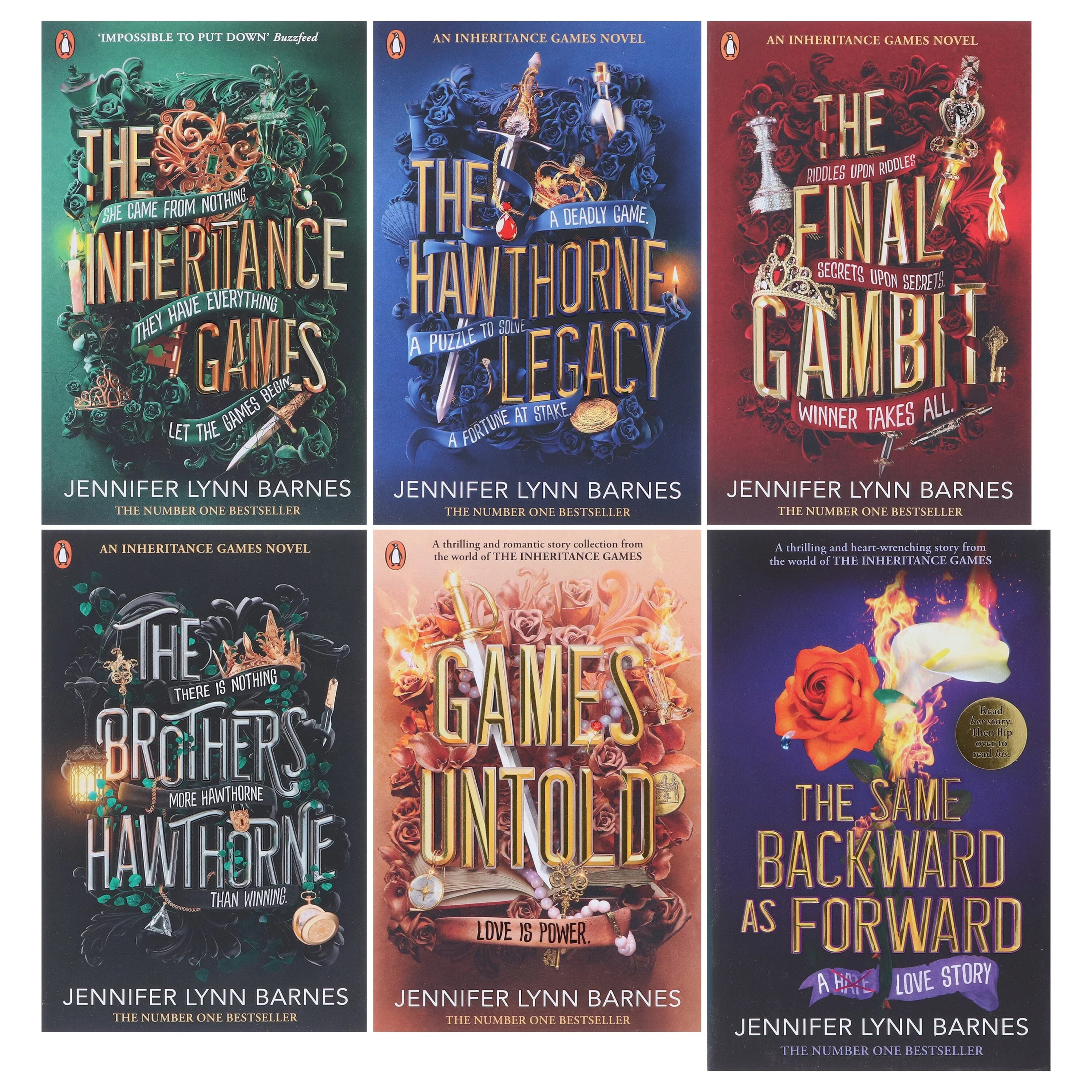 The Inheritance Games Series By Jennifer Lynn Barnes 6 Books Collection Set - Ages 12-17 - Paperback/Hardback - Image 2