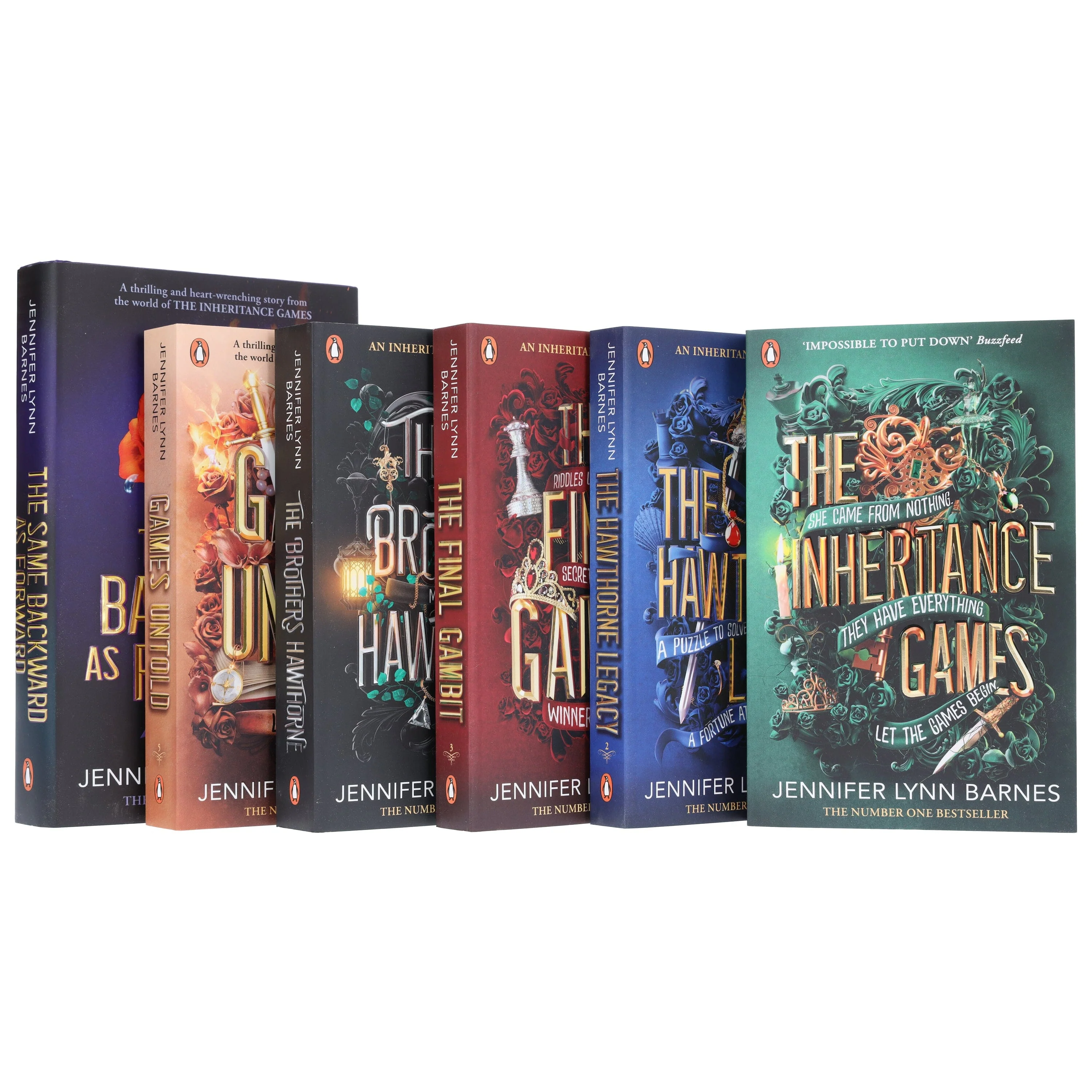 The Inheritance Games Series By Jennifer Lynn Barnes 6 Books Collection Set - Ages 12-17 - Paperback/Hardback - Image 4