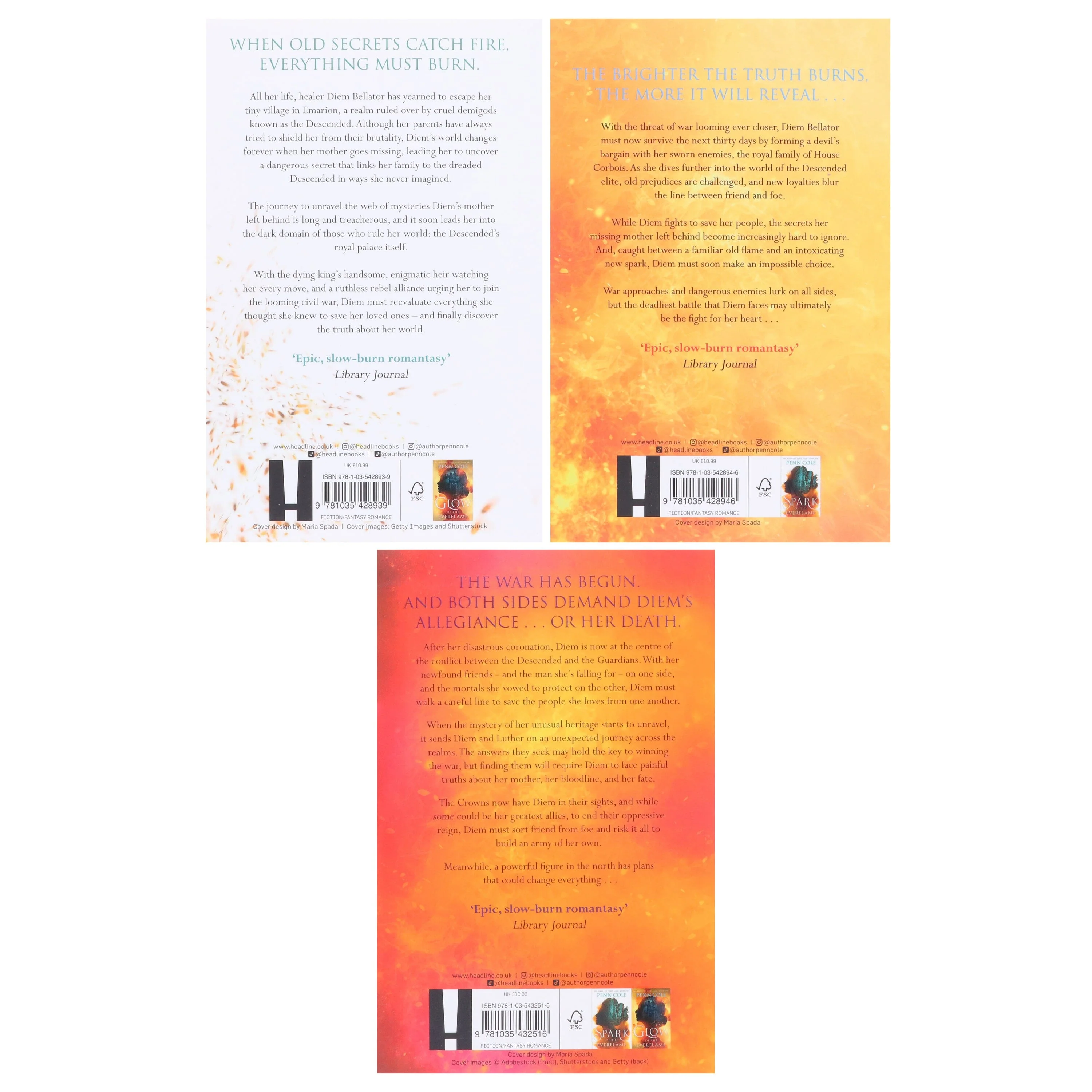 The Kindred's Curse Saga by Penn Cole 3 Books Collection Set - Fiction - Paperback - Image 3