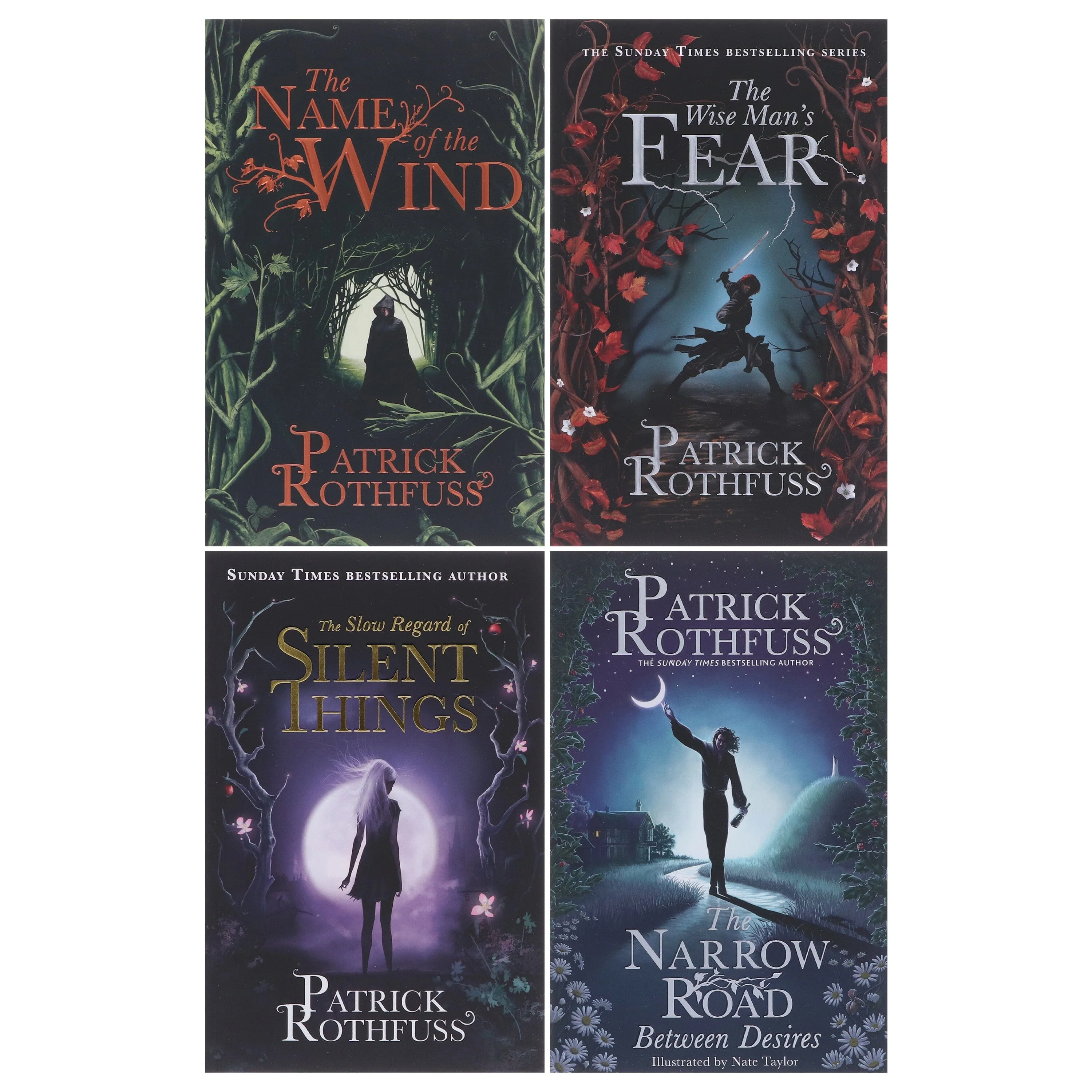 The Kingkiller Chronicle by Patrick Rothfuss 4 Books Collection Set - Fiction - Paperback - Image 2