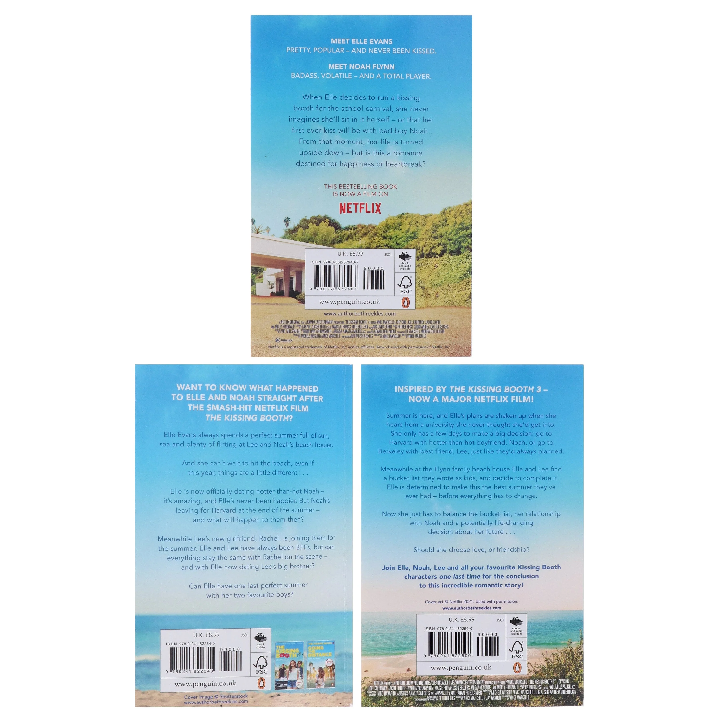 The Kissing Booth Series by Beth Reekles 3 Books Collection Set - Ages 13+ - Paperback - Image 3