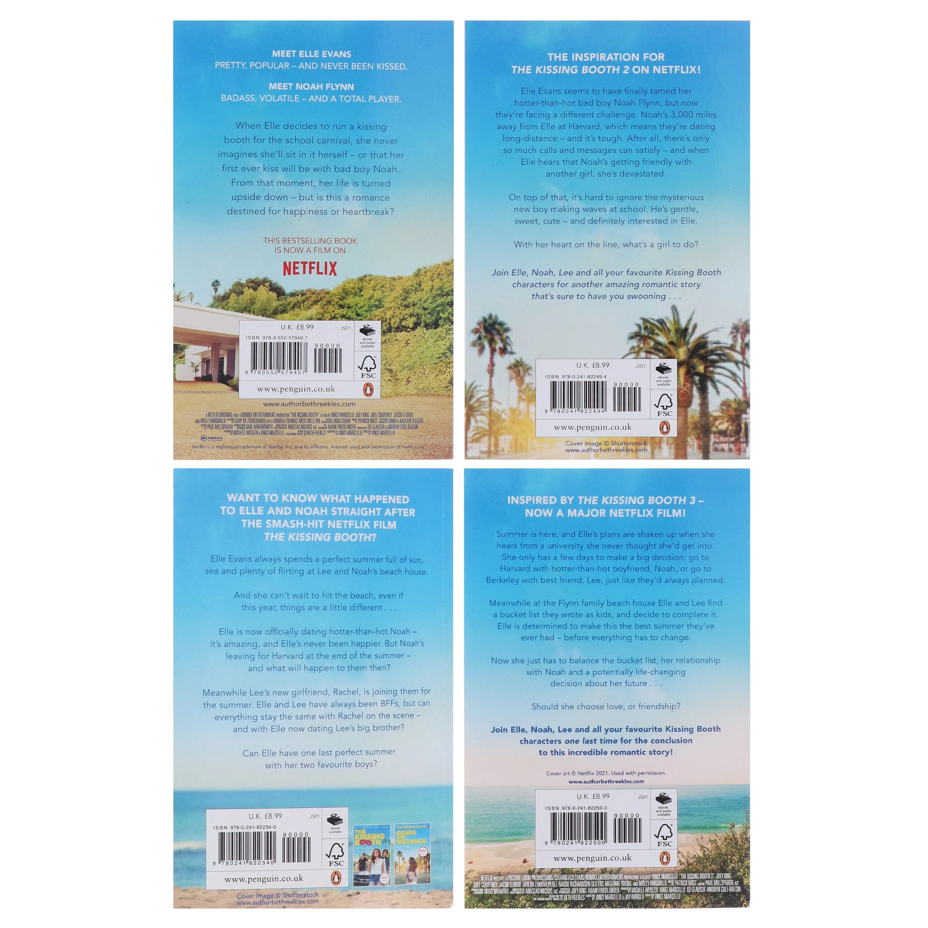 The Kissing Booth Series by Beth Reekles 4 Books Collection Set - Ages 13+ - Paperback - Image 3