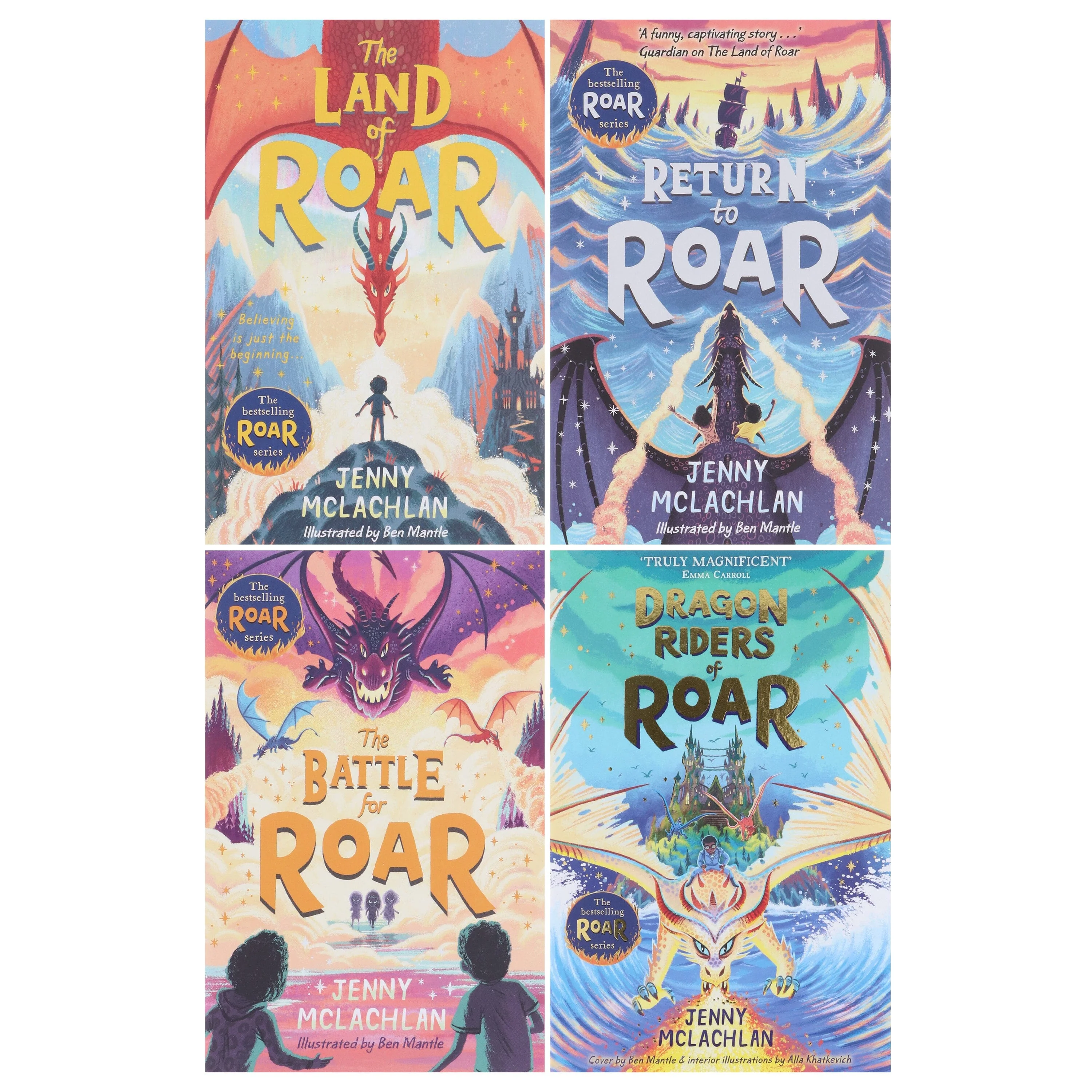 The Land of Roar Series by Jenny McLachlan Illustrated 4 Books Collection Set - Ages 9-14 - Paperback - Image 3