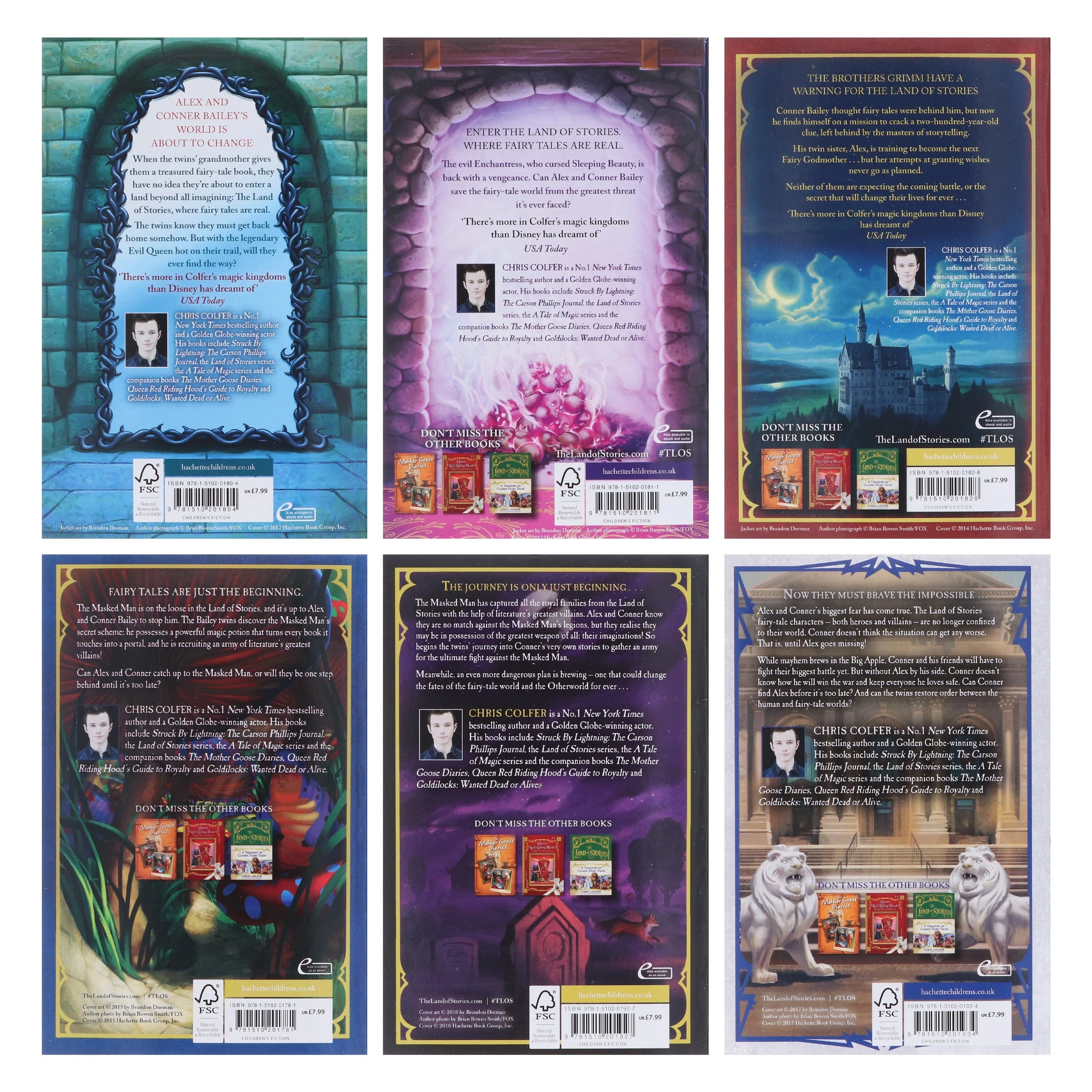 Damaged - The Land of Stories Series by Chris Colfer: 6 Books - Ages 6-11 - Paperback - V 32 - Image 2