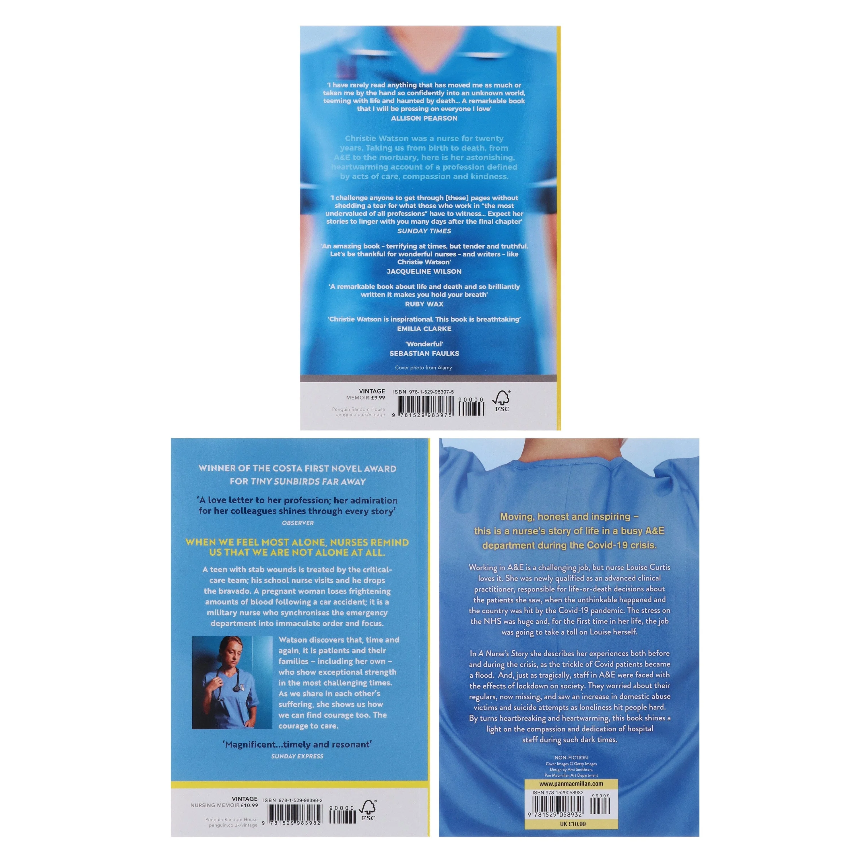 The Language of Kindness, The Courage to Care & A Nurse's Story by Christie Watson, Sarah Johnson & Louise Curtis 3 Books Collection Set - Non Fiction - Paperback - Image 3