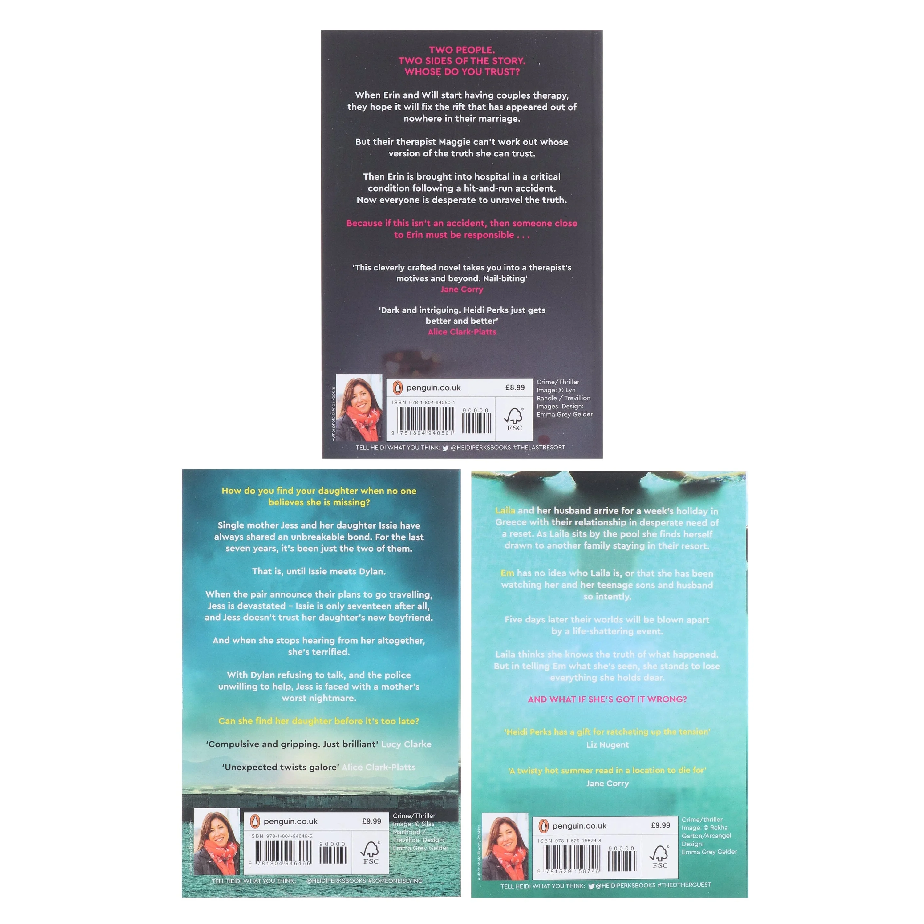 The Other Guest, The Last Resort & Someone Is Lying by Heidi Perks: 3 Books Set - Fiction - Paperback - Image 3