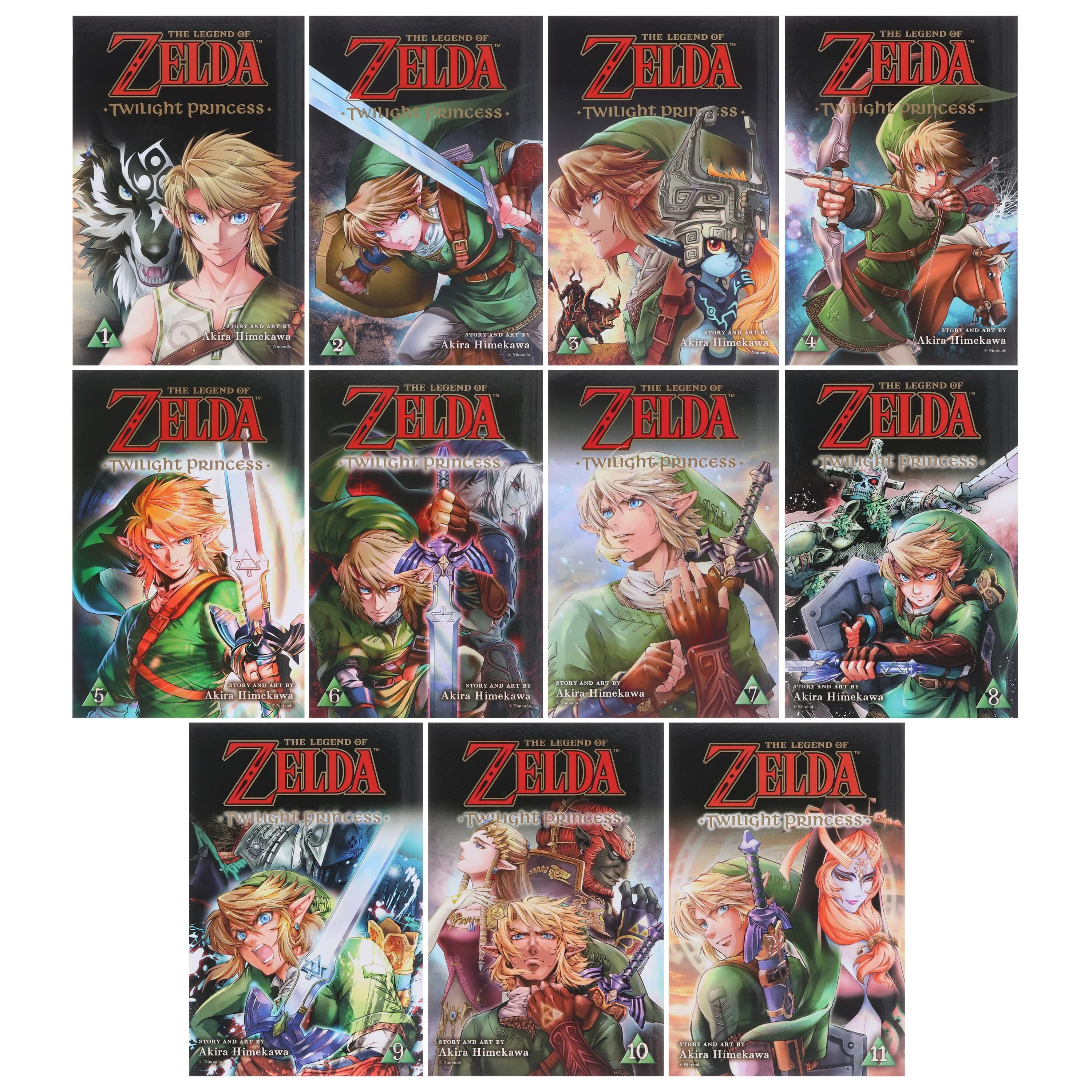 The Legend of Zelda: Twilight Princess: Volumes 1-11 Complete Box Set by Akira Himekawa - Manga - Paperback - Image 2