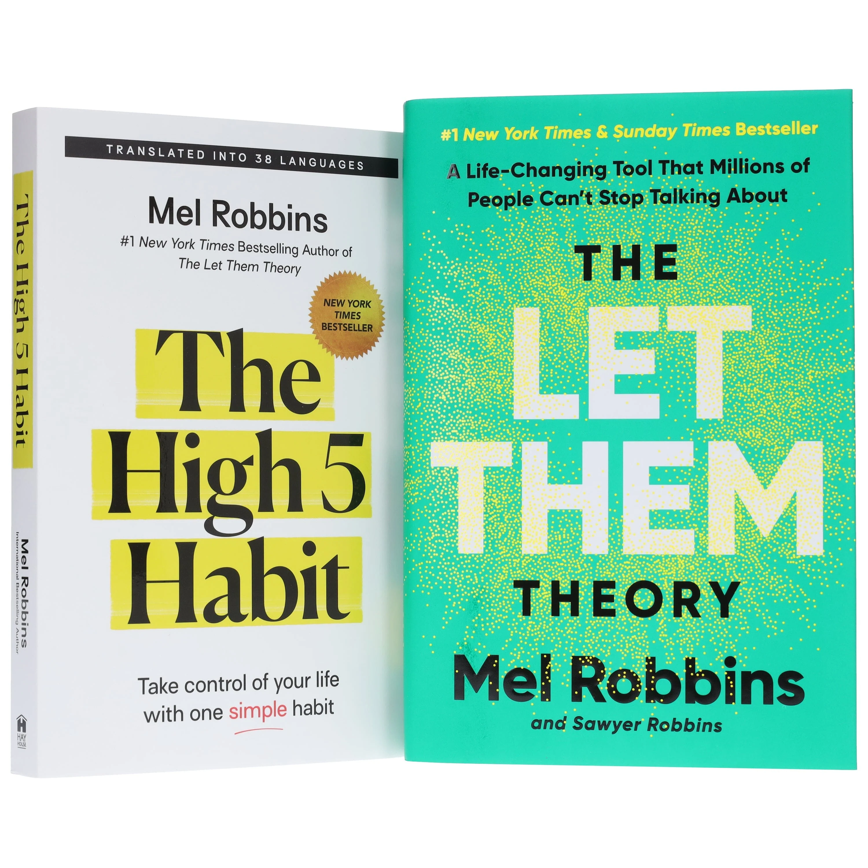 The Let Them Theory & The High 5 Habit by Mel & Sawyer Robbins 2 Books Collection Set - Non Fiction - Paperback/Hardback - Image 4