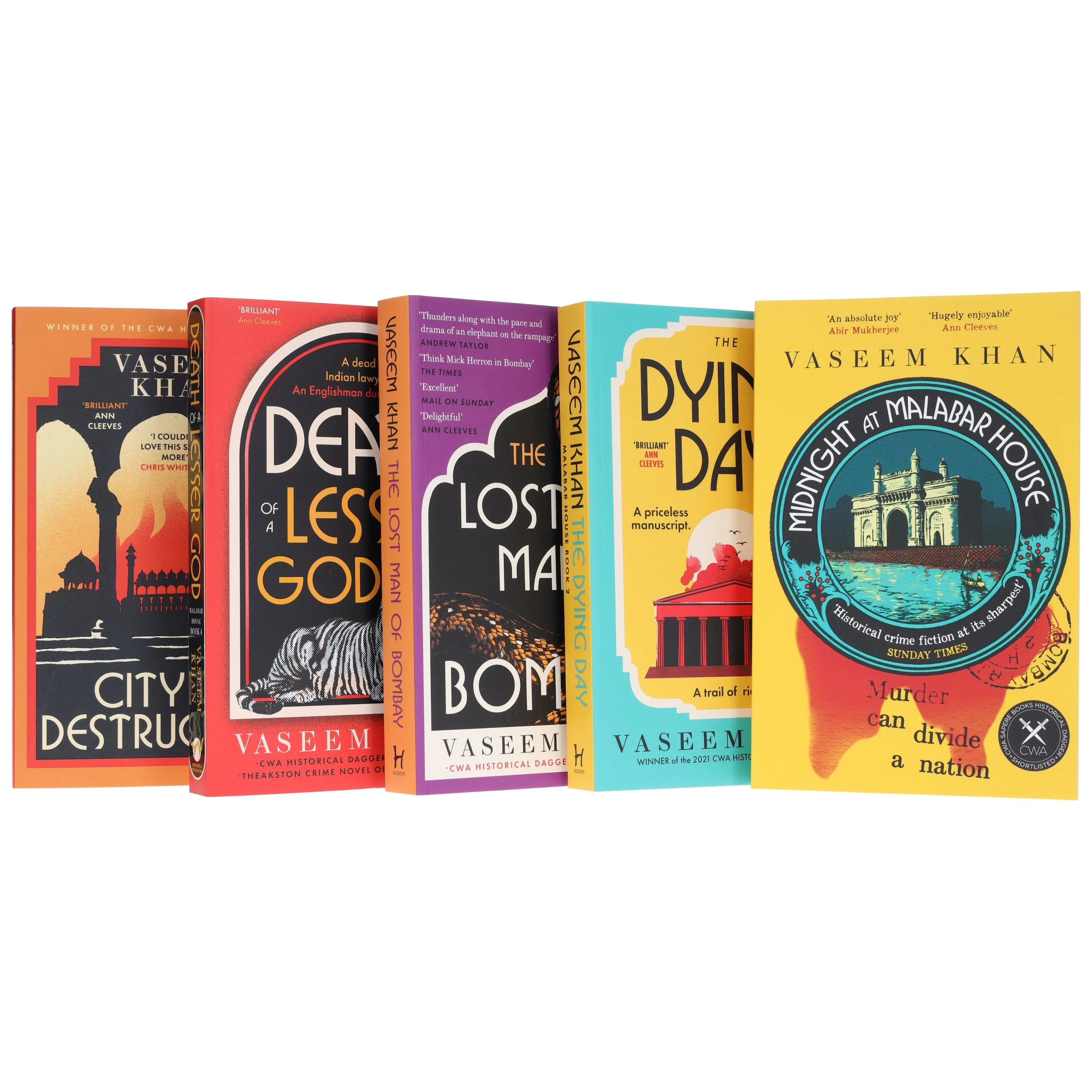 The Malabar House Series by Vaseem Khan 5 Books Collection Set - Fiction - Paperback - Image 4