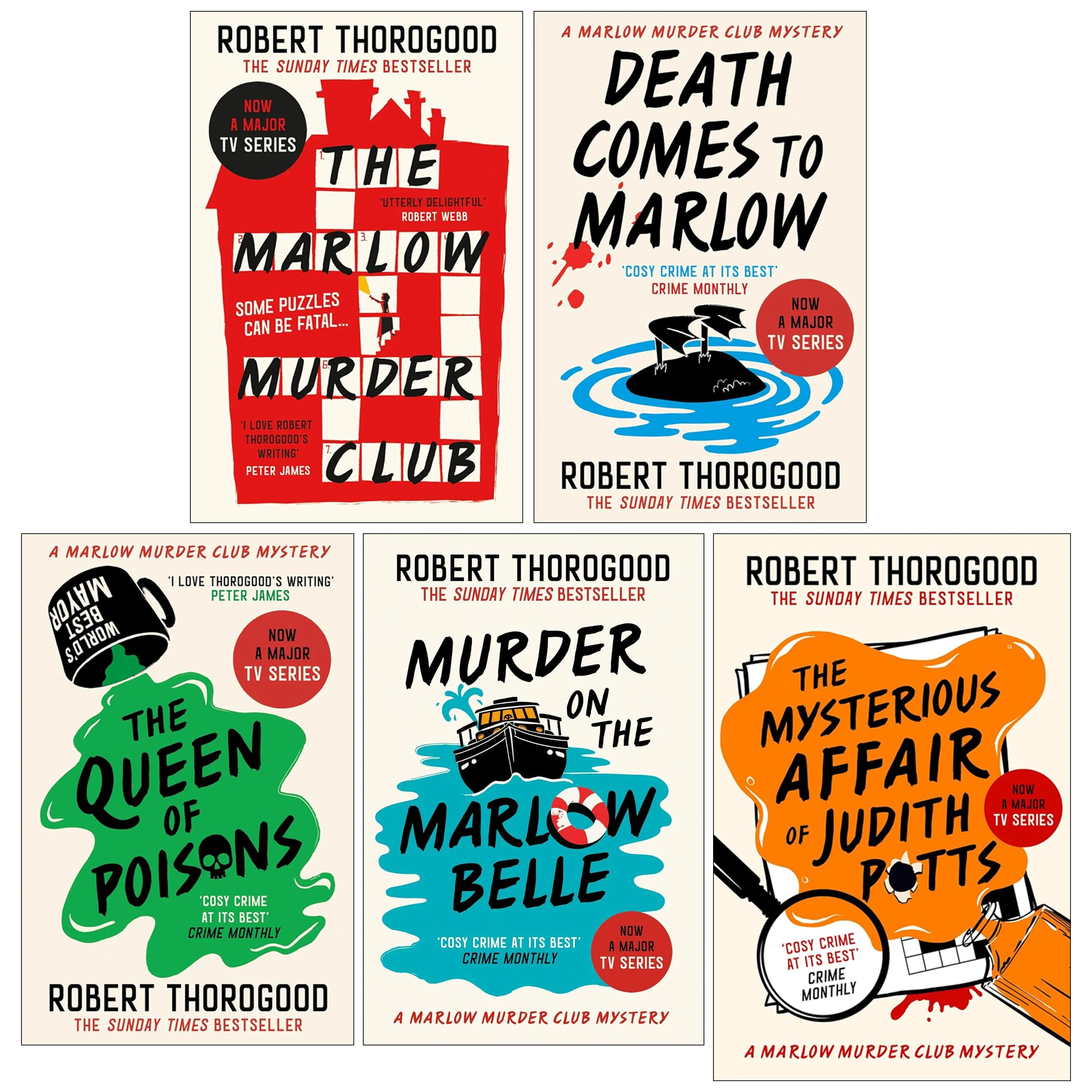 The Marlow Murder Club Mysteries By Robert Thorogood 5 Books Collection Set - Fiction - Paperback/Hardback - Image 4