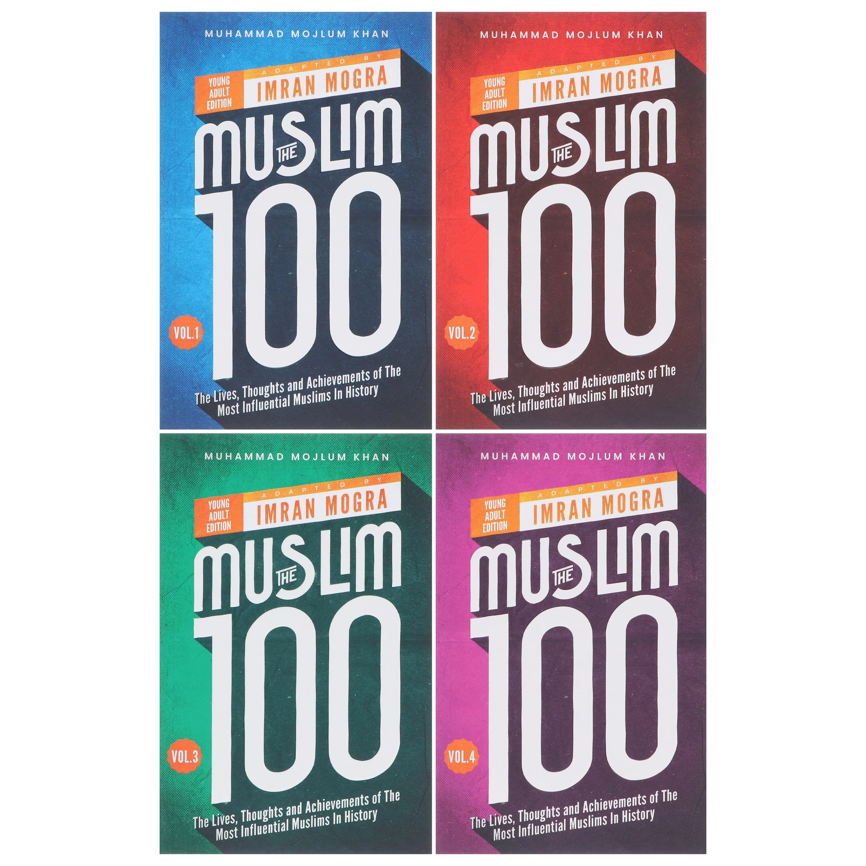 The Muslim 100 (YA Edition) by Muhammad Mojlum Khan, Adapted by Imran Mogra 4 Books Collection Box Set - Ages 12-16 - Paperback - Image 2