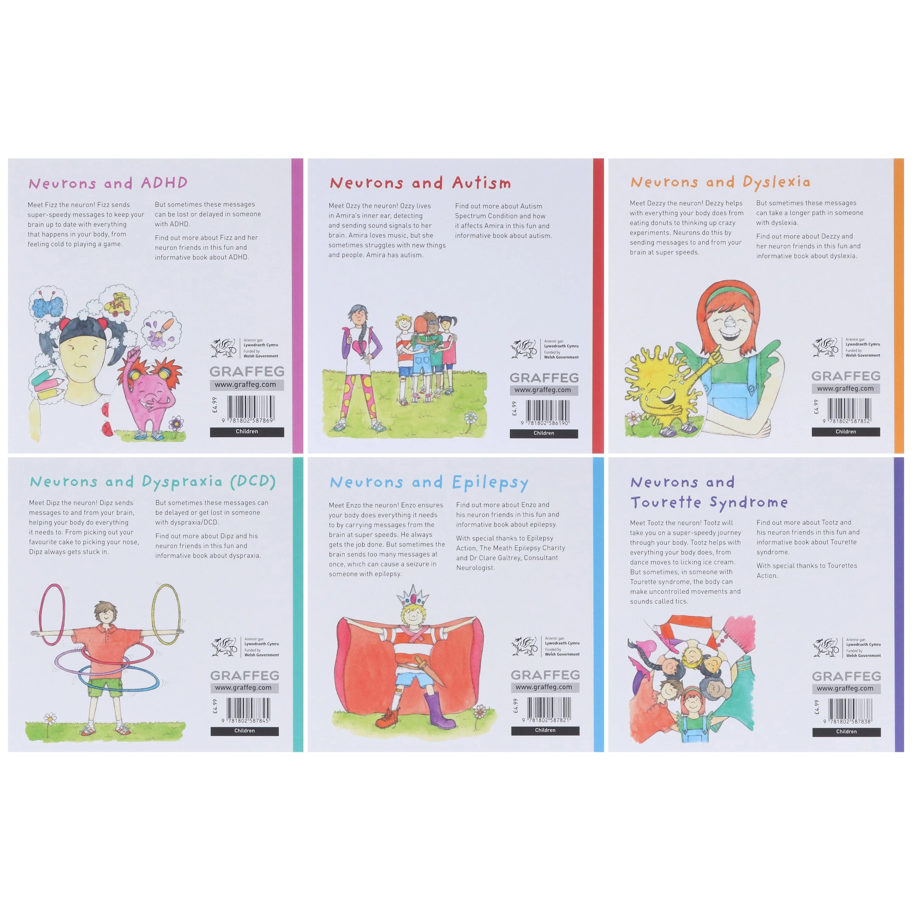 The Neurons Series by Marielle Bayliss Illustrated 6 Books Collection Set - Ages 3-7 - Paperback - Image 3