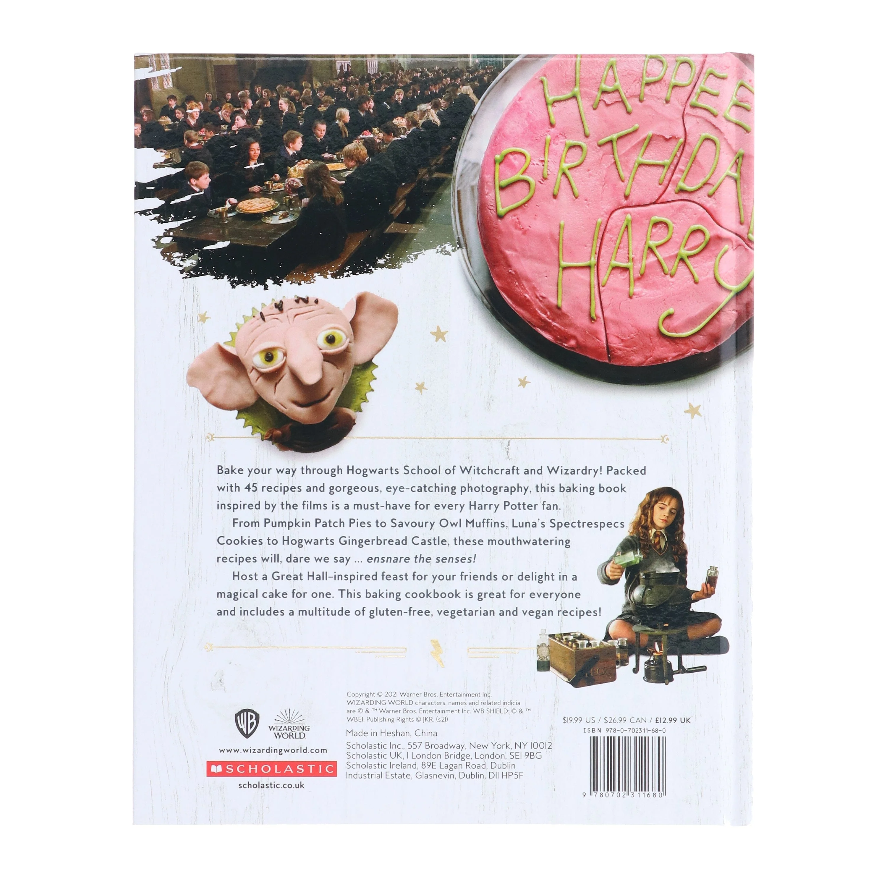 The Official Harry Potter Baking Book by Joanna Farrow: 40+ Recipes Inspired by the Films - Non Fiction - Hardback - Image 3