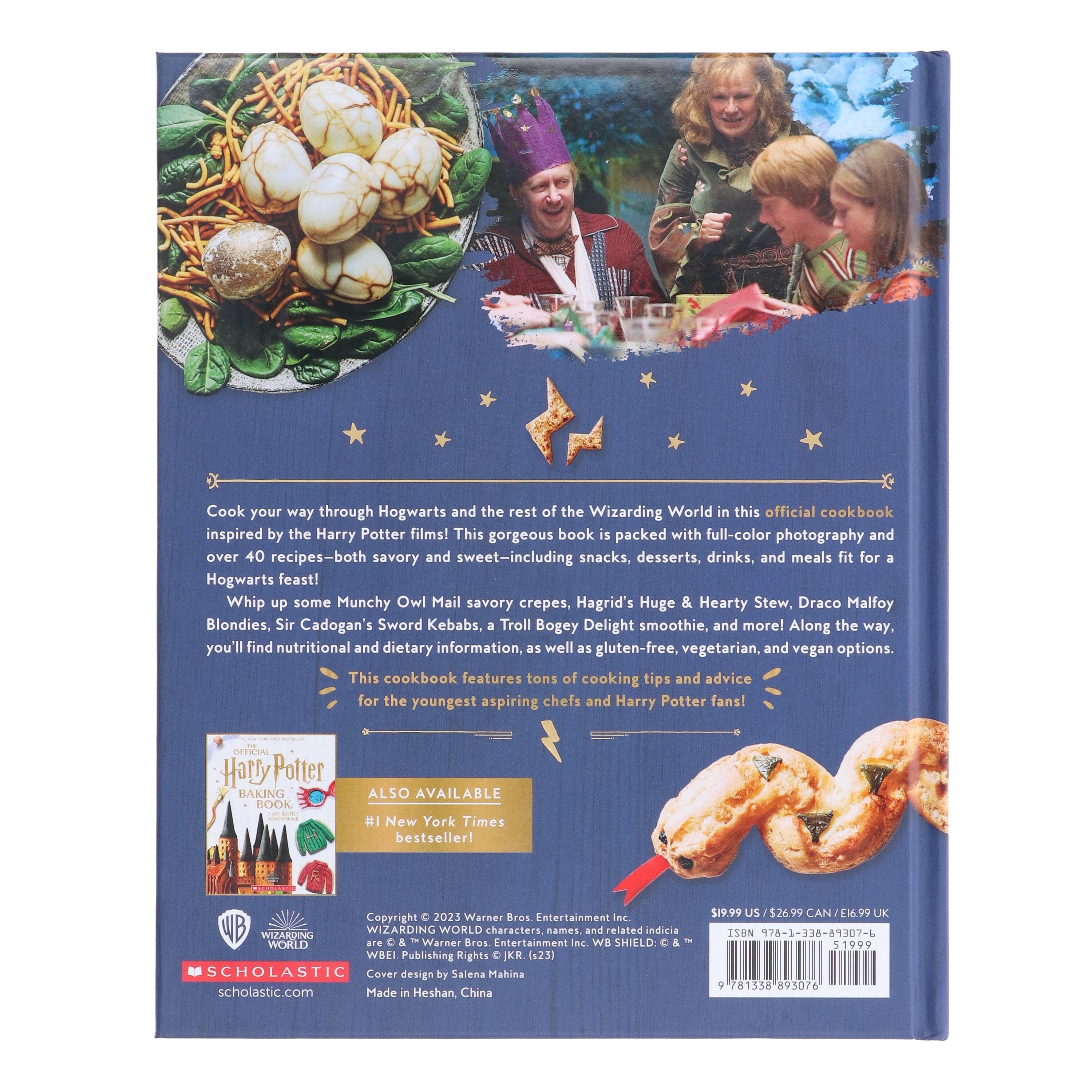 The Official Harry Potter Cookbook by Joanna Farrow: 40+ Recipes Inspired by the Films - Non Fiction - Hardback - Image 3