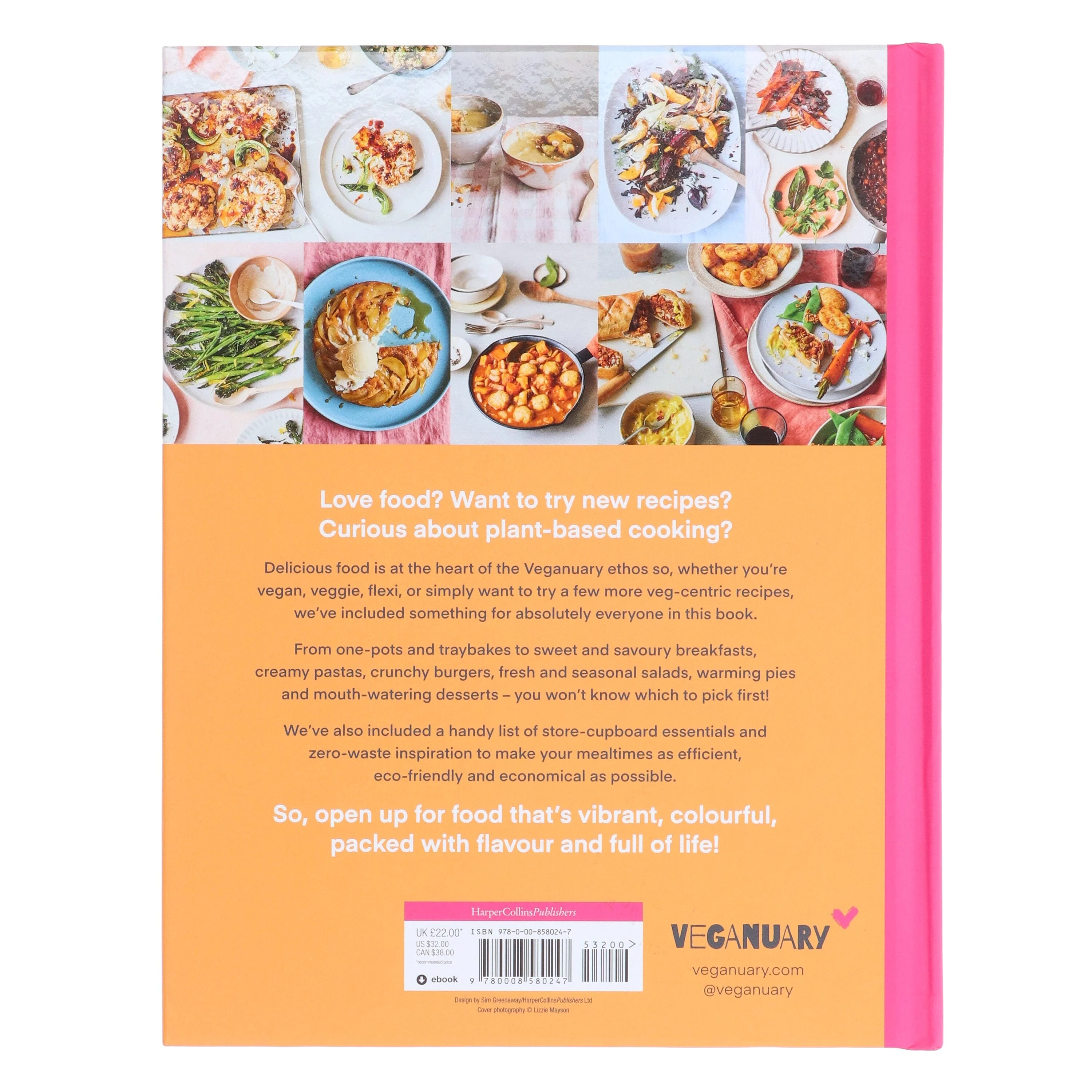 The Official Veganuary Cookbook: 100 amazing vegan recipes for everyone! - Non Fiction - Hardback - Image 3