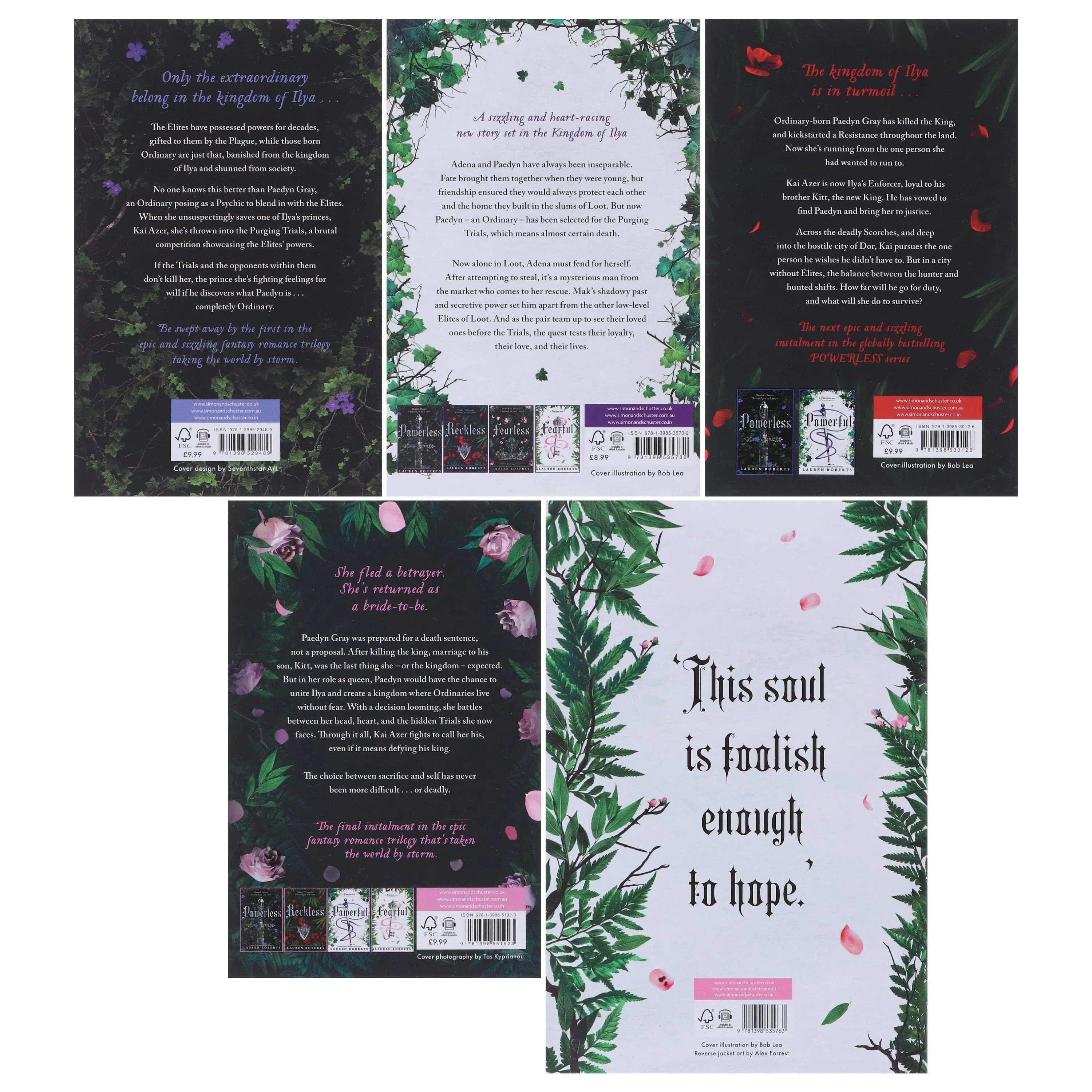 The Powerless Series By Lauren Roberts 5 Books Collection Set - Ages 14+ - Paperback/Hardback - Image 3