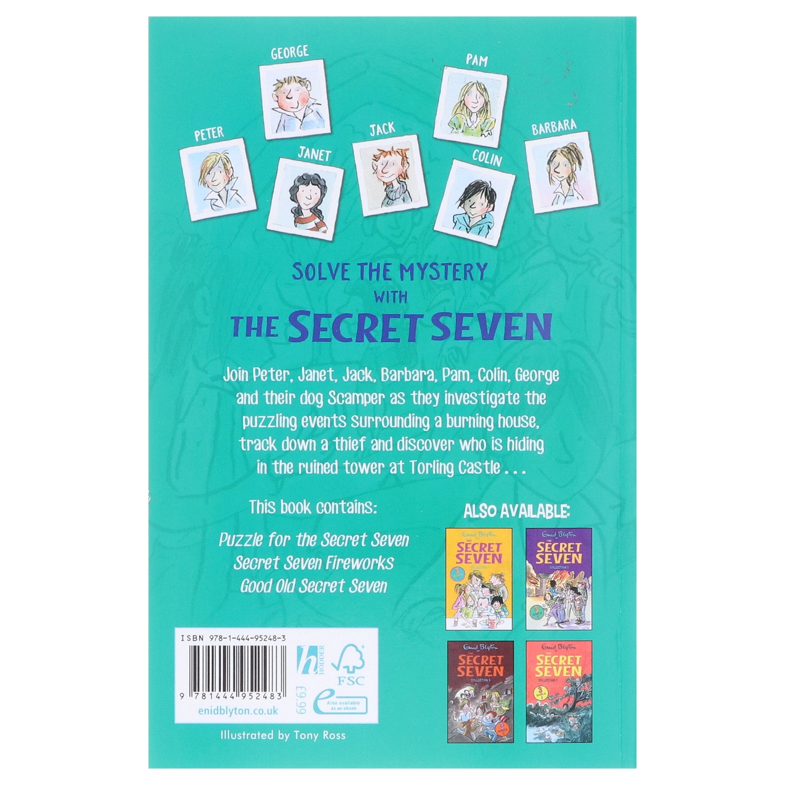 The Secret Seven Collection 4 (3 Books In 1) by Enid Blyton: Books 10-12 - Ages 6-8 - Paperback - Image 3