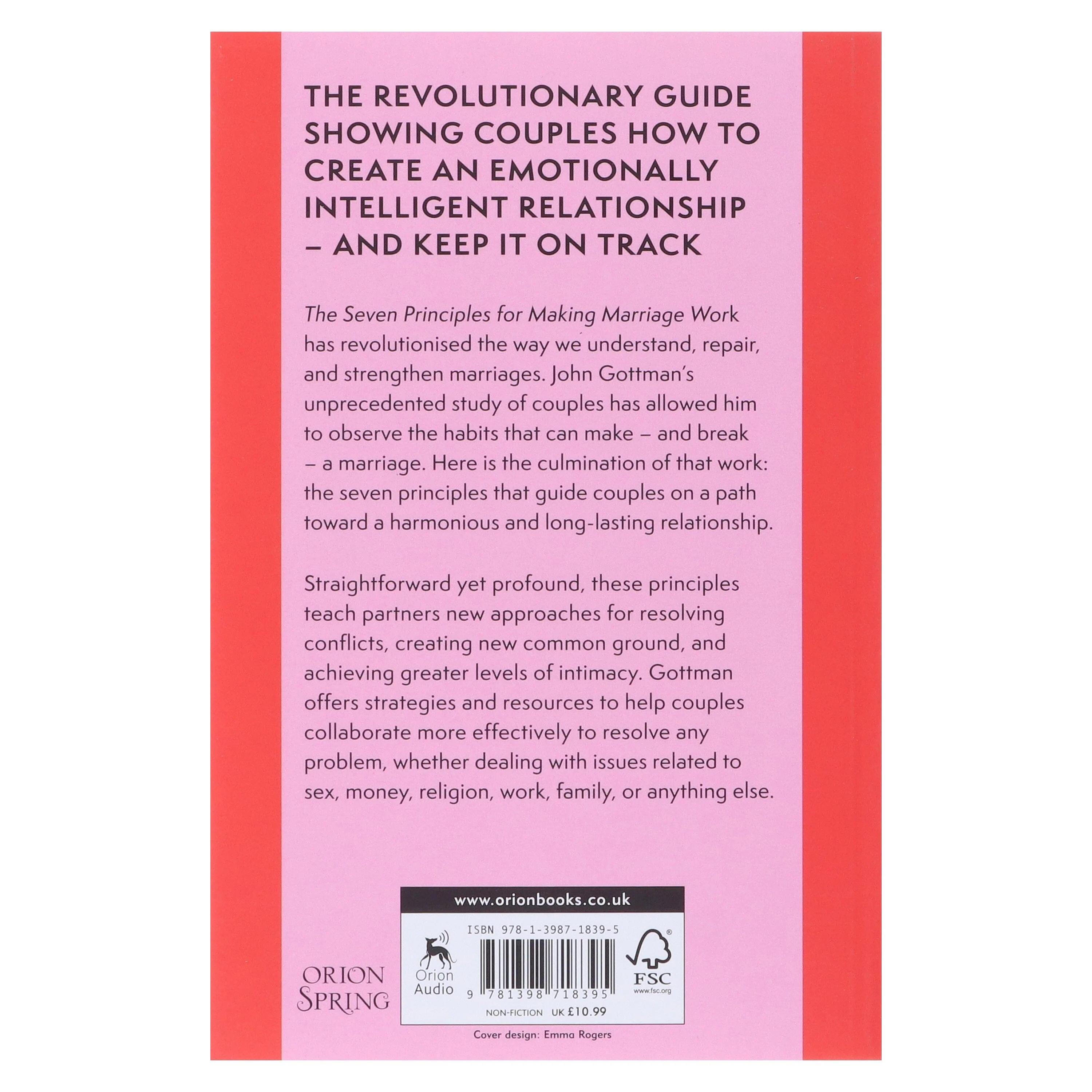 The Seven Principles For Making Marriage Work by John Gottman, PH.D., & Nan Silver - Non Fiction - Paperback - Image 3