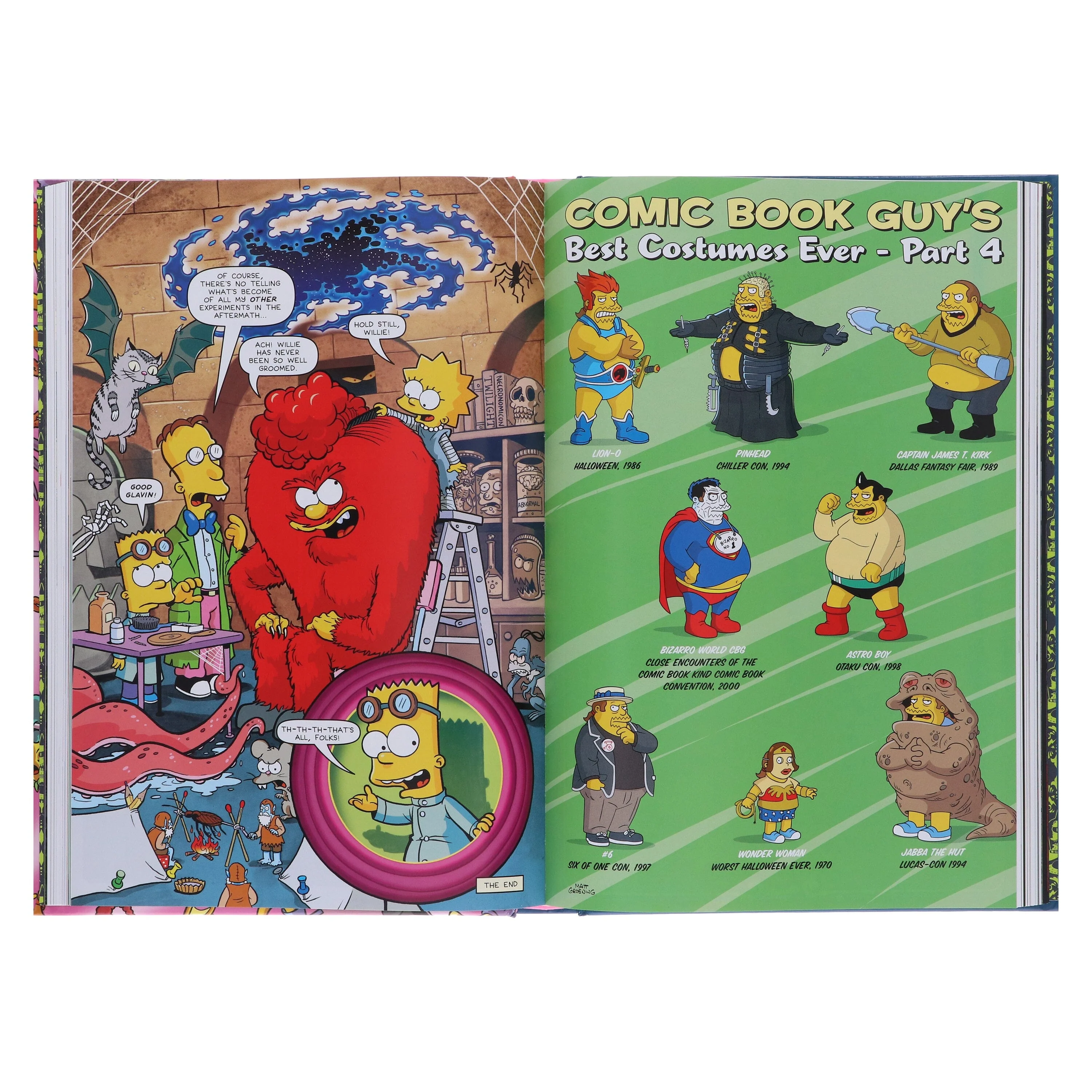 The Simpsons Treehouse of Horror Ominous Omnibus Vol. 1: Scary Tales & Scarier Tentacles by Matt Groening - Ages 12+ - Hardback - Image 8
