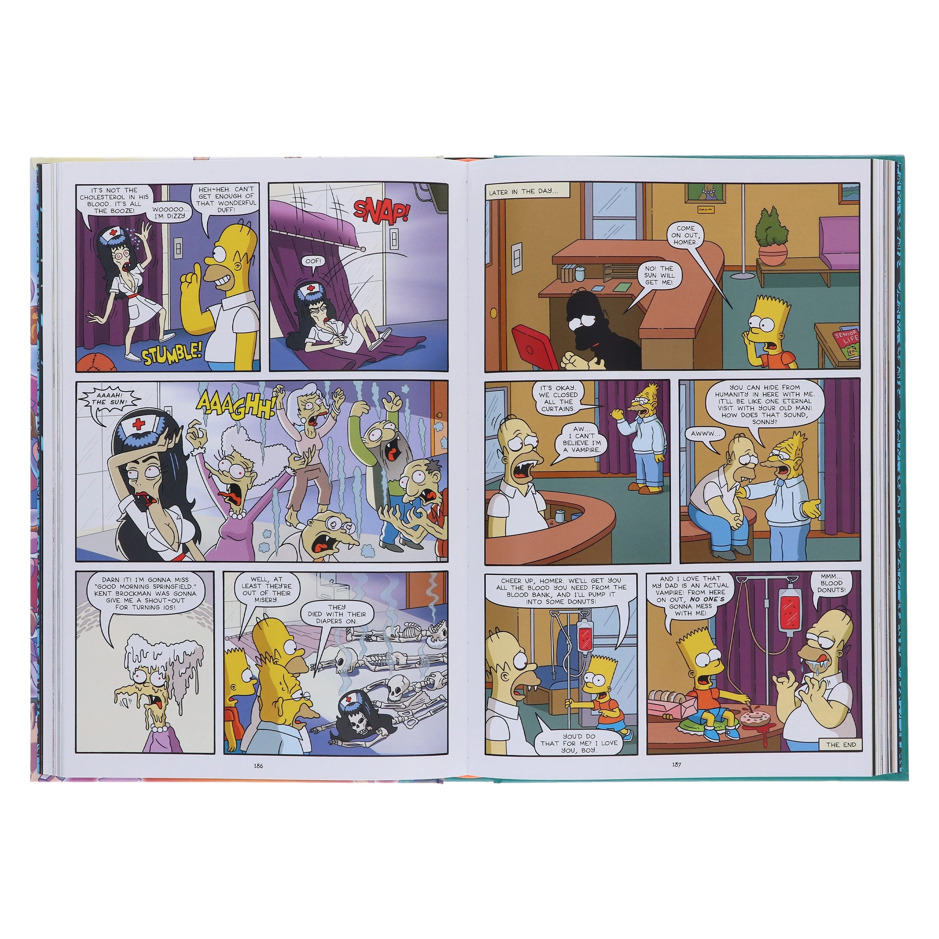 The Simpsons Treehouse of Horror Ominous Omnibus Vol. 2: Deadtime Stories for Boos & Ghouls by Matt Groening - Ages 12+ - Hardback - Image 8