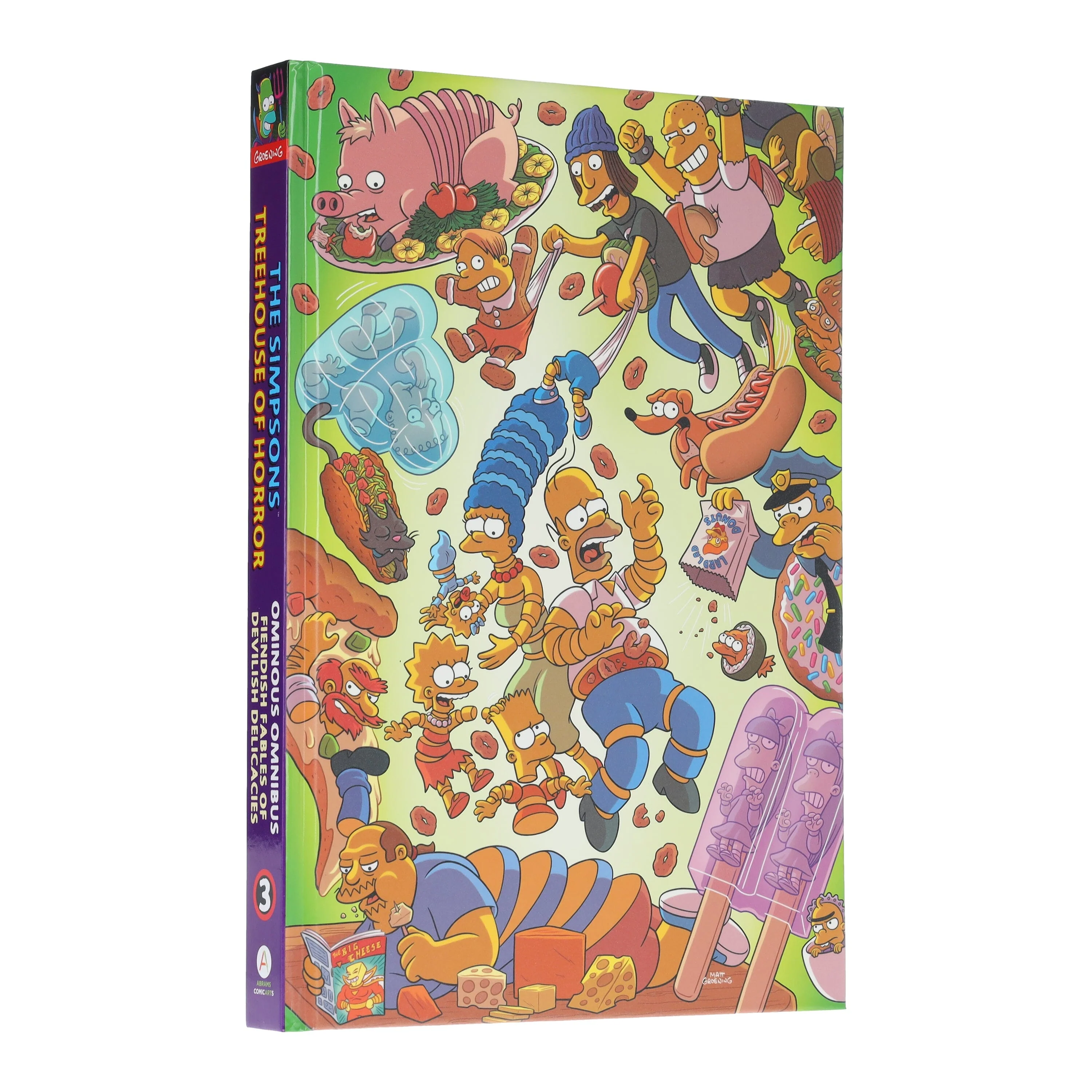 The Simpsons Treehouse of Horror Ominous Omnibus Vol. 3: Fiendish Fables of Devilish Delicacies by Matt Groening - Ages 12+ - Hardback - Image 4