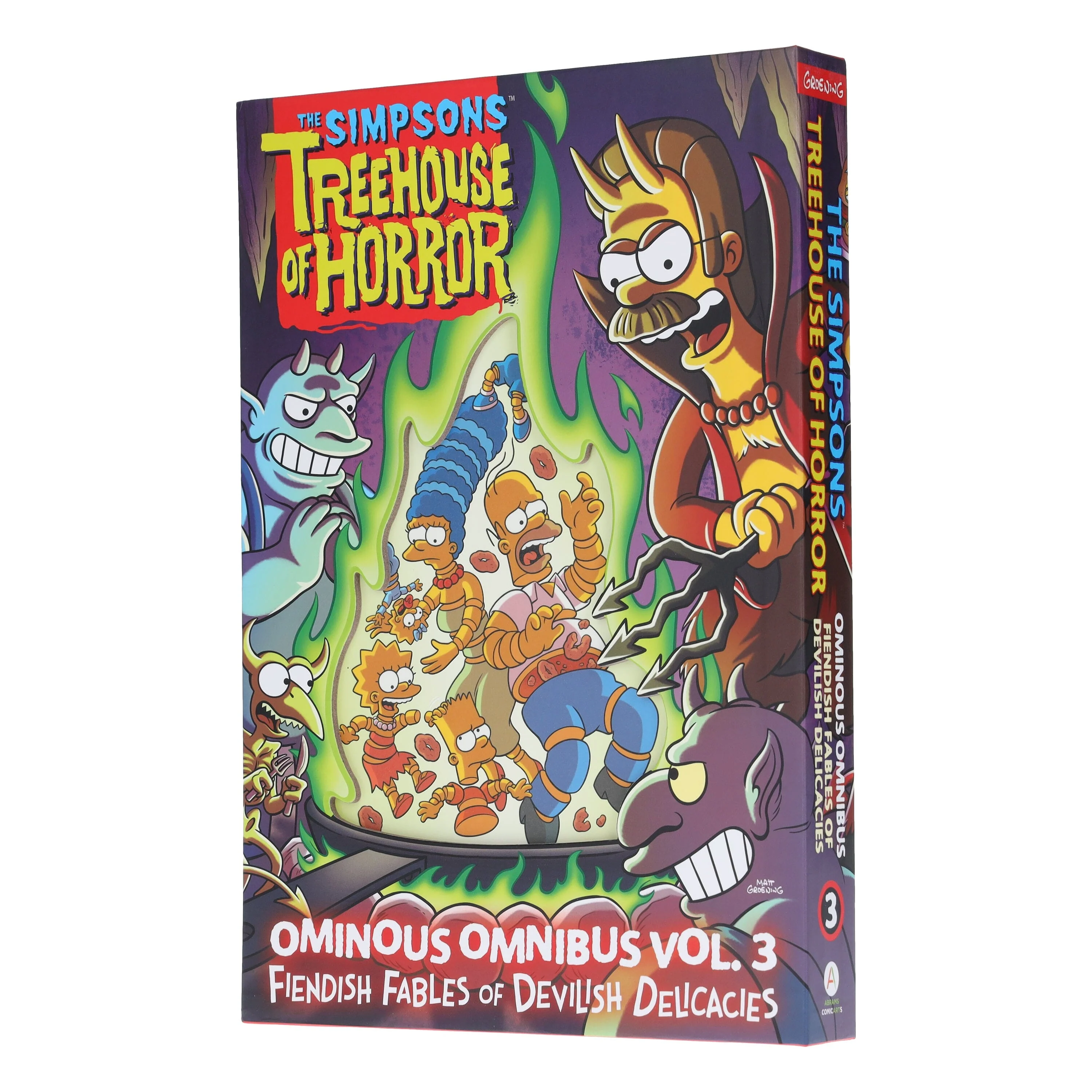 The Simpsons Treehouse of Horror Ominous Omnibus Vol. 3: Fiendish Fables of Devilish Delicacies by Matt Groening - Ages 12+ - Hardback - Image 6