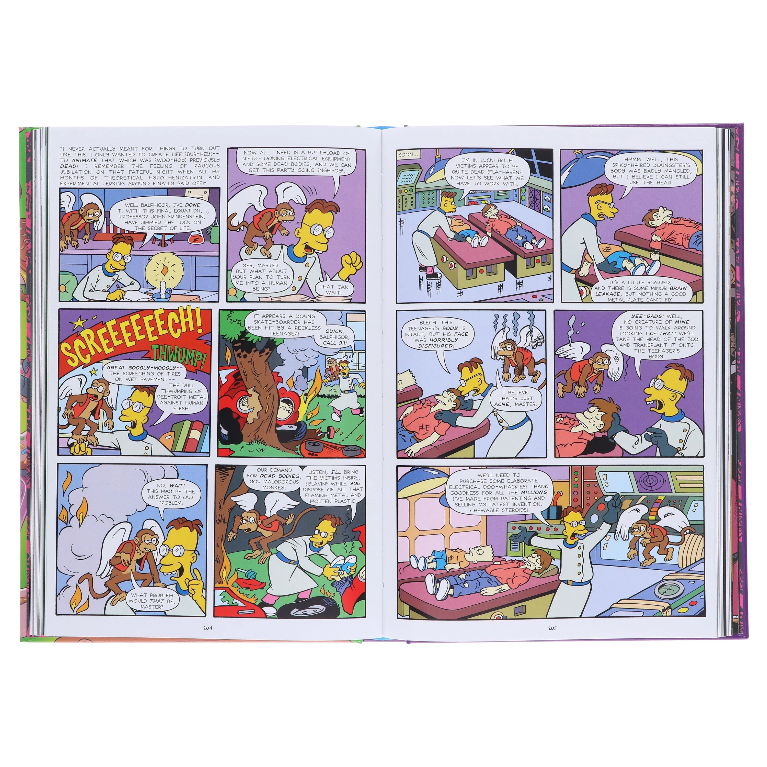 The Simpsons Treehouse of Horror Ominous Omnibus Vol. 3: Fiendish Fables of Devilish Delicacies by Matt Groening - Ages 12+ - Hardback - Image 8