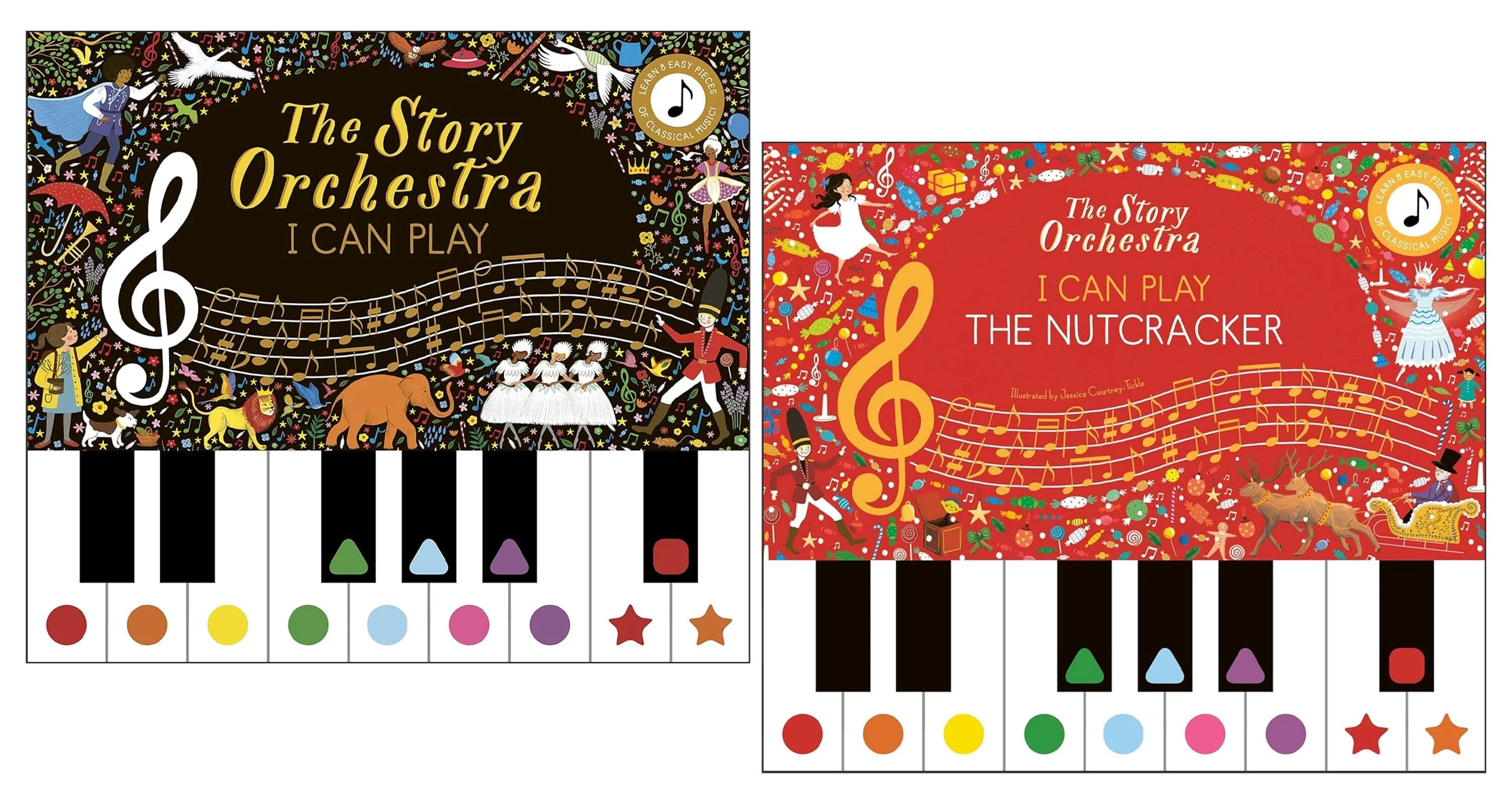 The Story Orchestra Series (I Can Play & The Nutcracker) Learn 8 Easy Pieces From the Series! 2 Books Collection Set - Ages 4-7 - Hardback - Image 4
