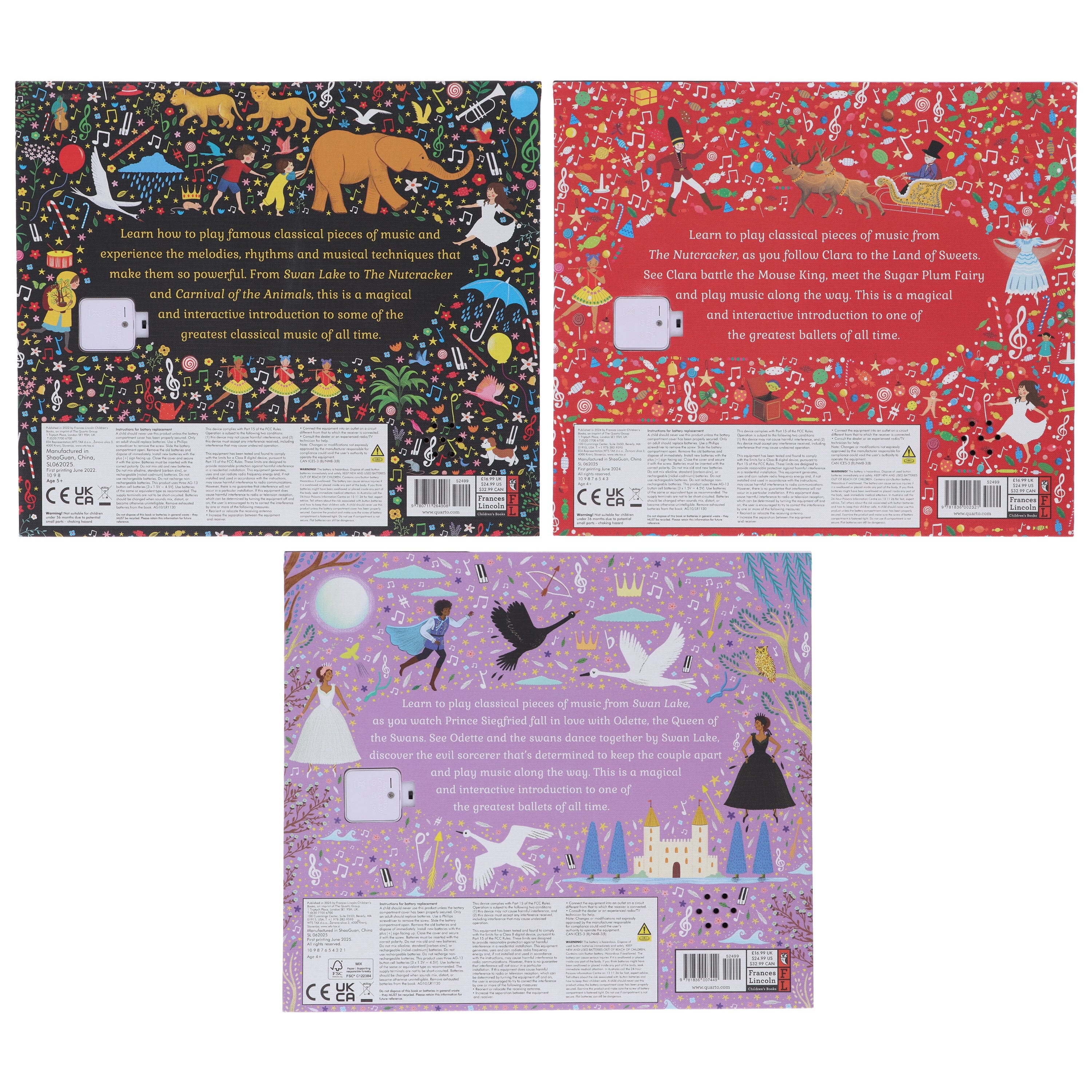 The Story Orchestra Series (I Can Play, The Nutcracker & Swan Lake) Learn 8 Easy Pieces From the Series! 3 Books Collection Set - Ages 4-7 - Hardback - Image 2