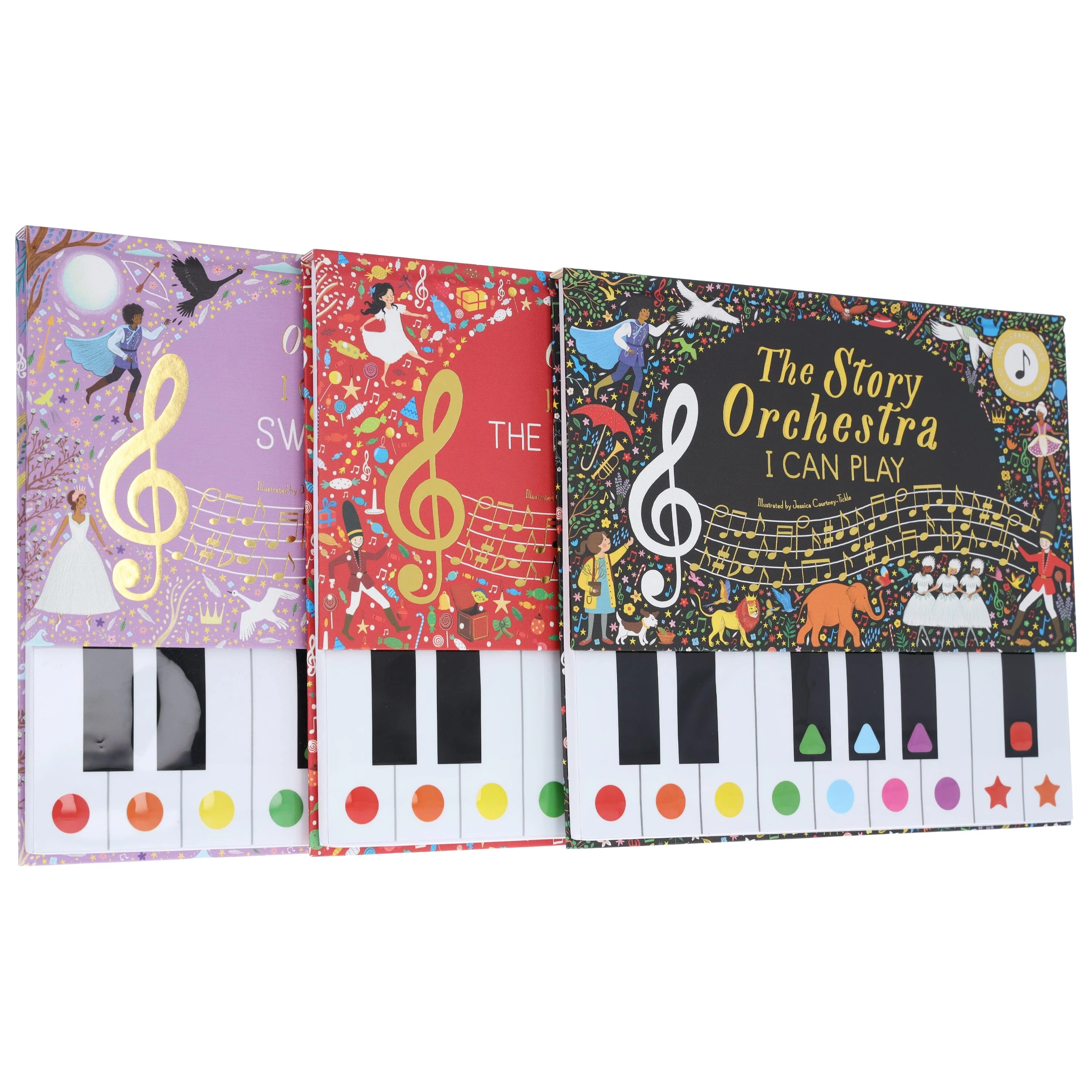The Story Orchestra Series (I Can Play, The Nutcracker & Swan Lake) Learn 8 Easy Pieces From the Series! 3 Books Collection Set - Ages 4-7 - Hardback - Image 3