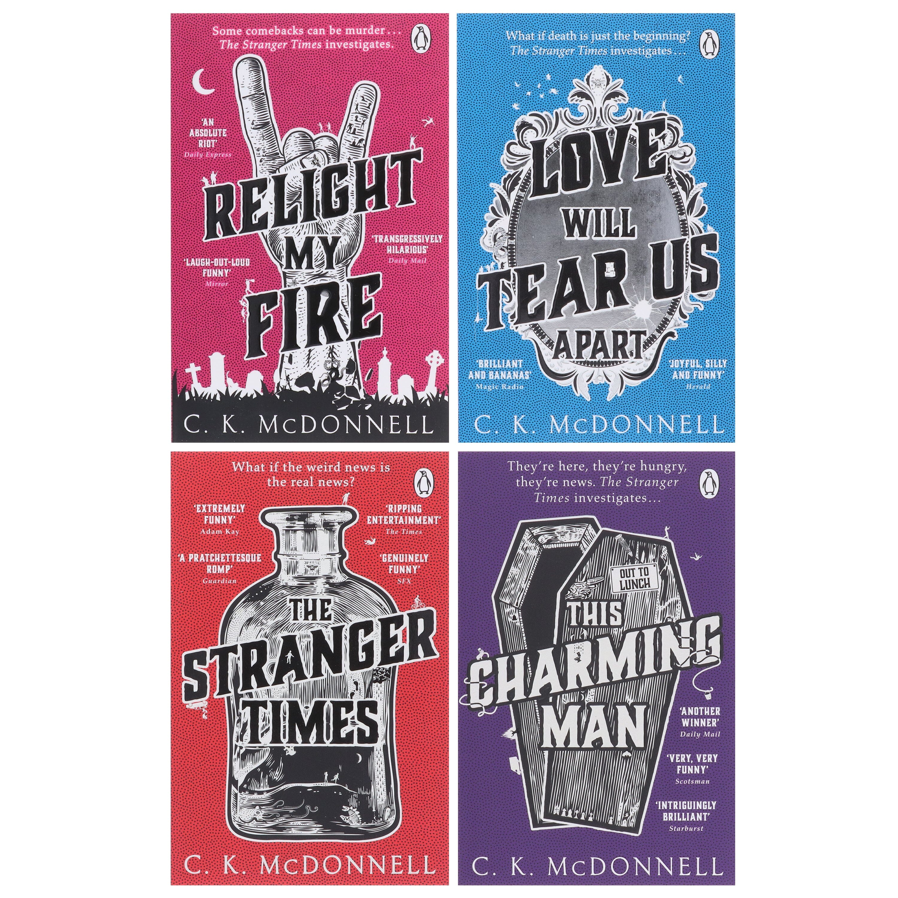 The Stranger Times Series by C. K. McDonnell 4 Books Collection Set - Fiction - Paperback - Image 2