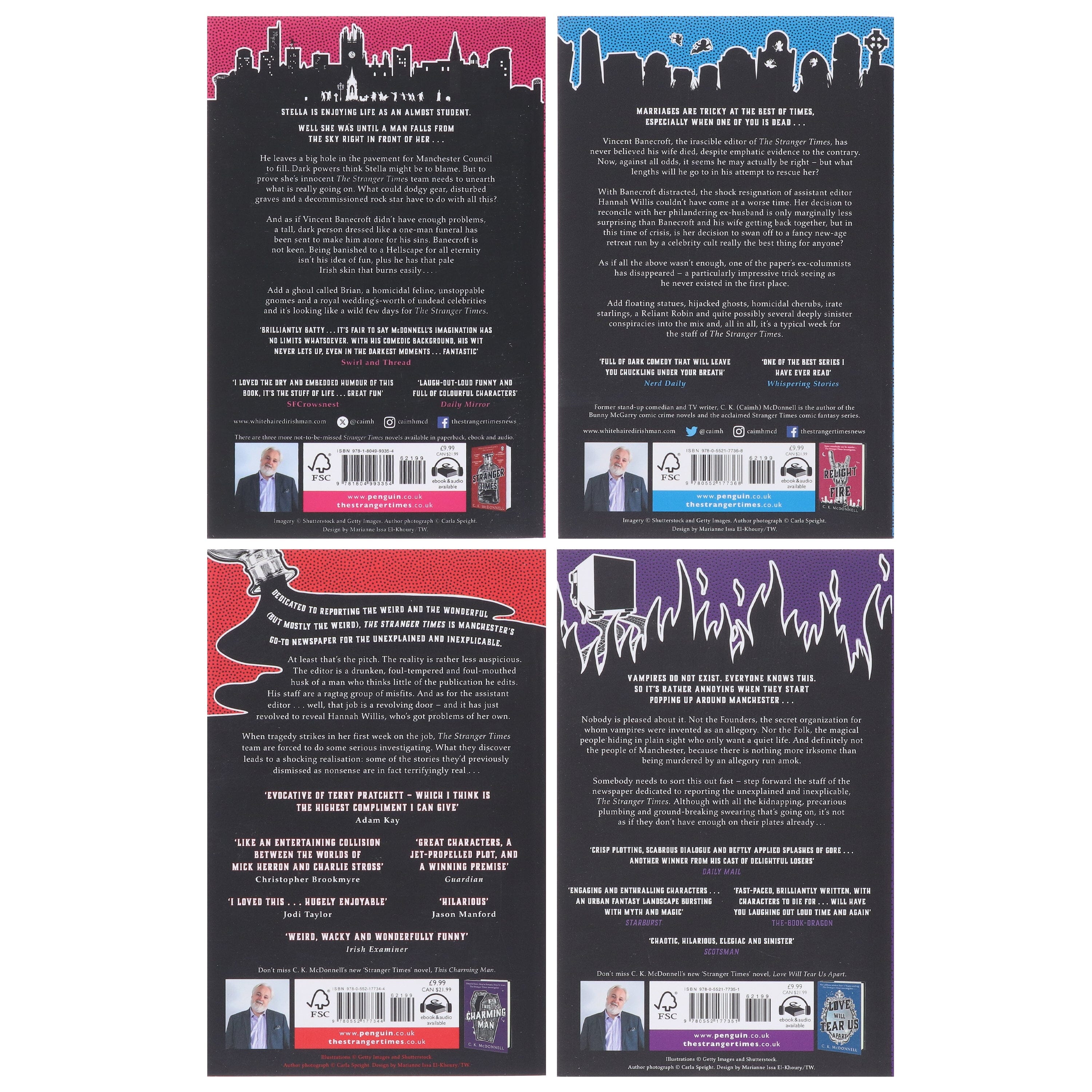 The Stranger Times Series by C. K. McDonnell 4 Books Collection Set - Fiction - Paperback - Image 3