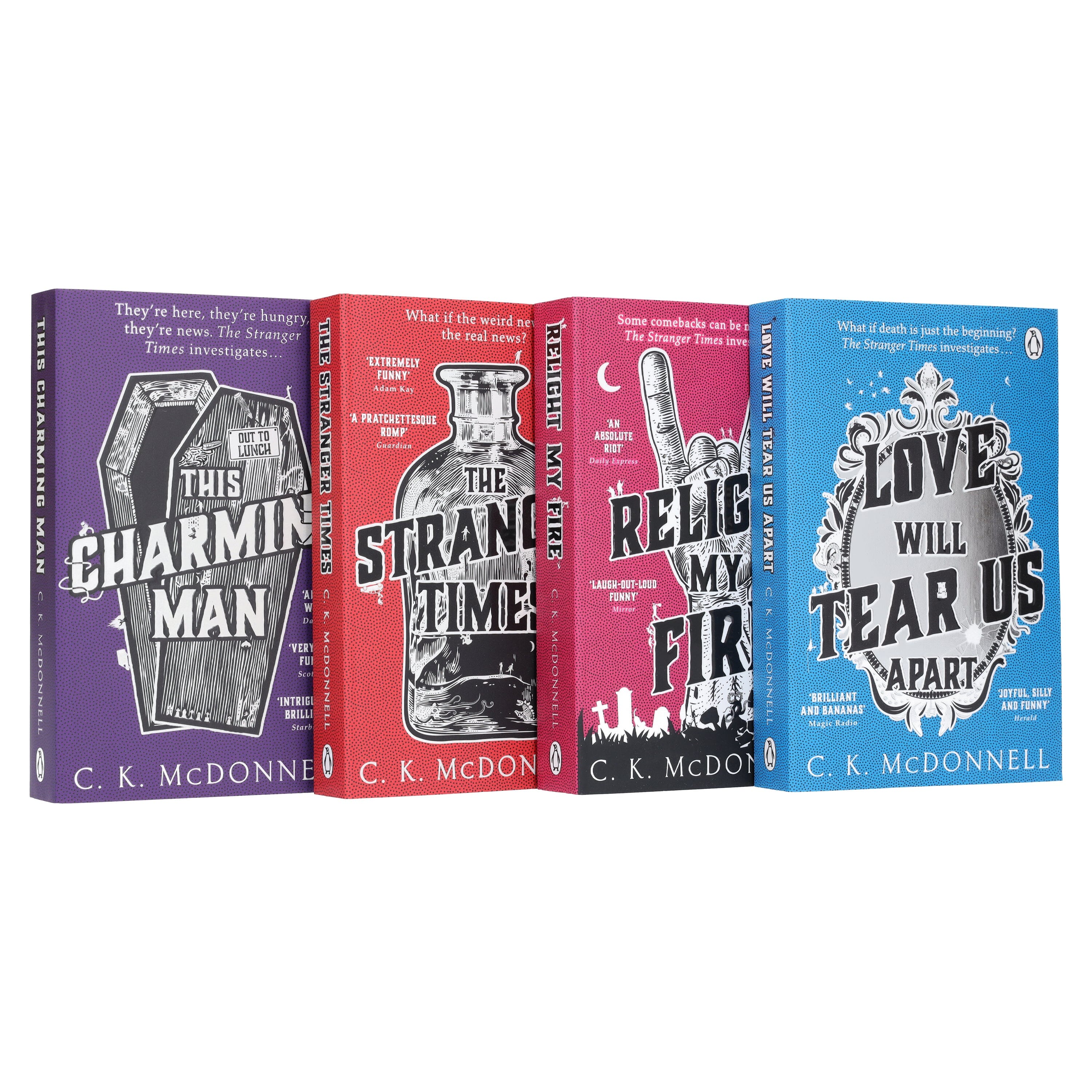 The Stranger Times Series by C. K. McDonnell 4 Books Collection Set - Fiction - Paperback - Image 4
